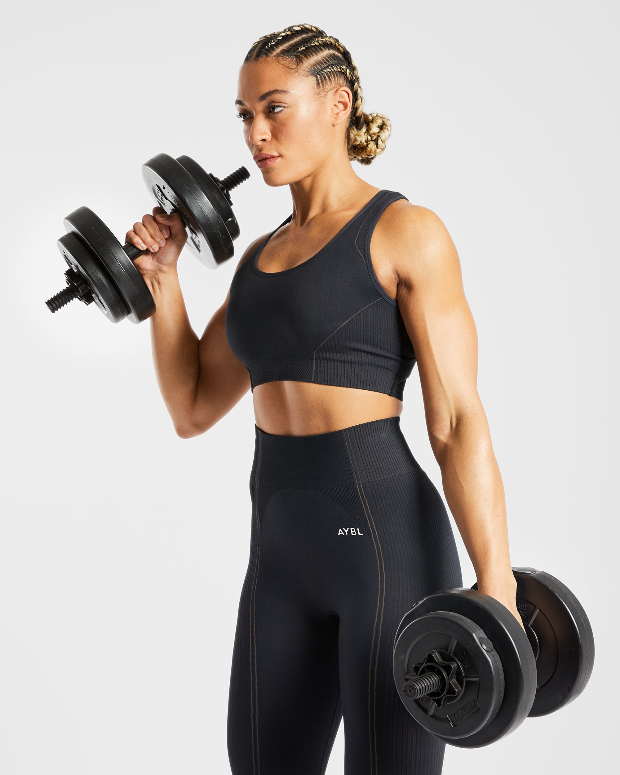 Reflex Seamless Sports Bra - Noir