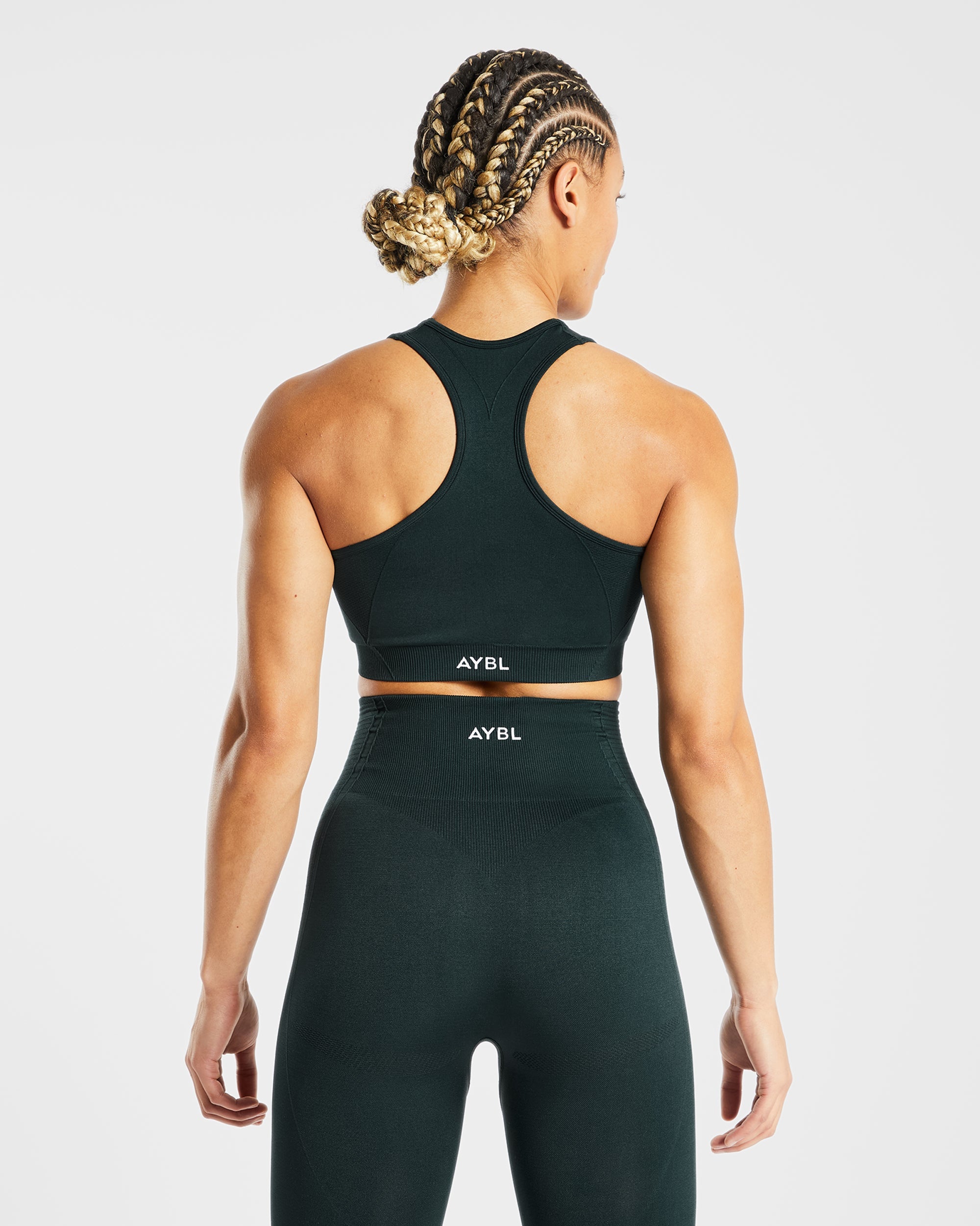 Balance V2 Seamless Sports Bra - Forest Vert