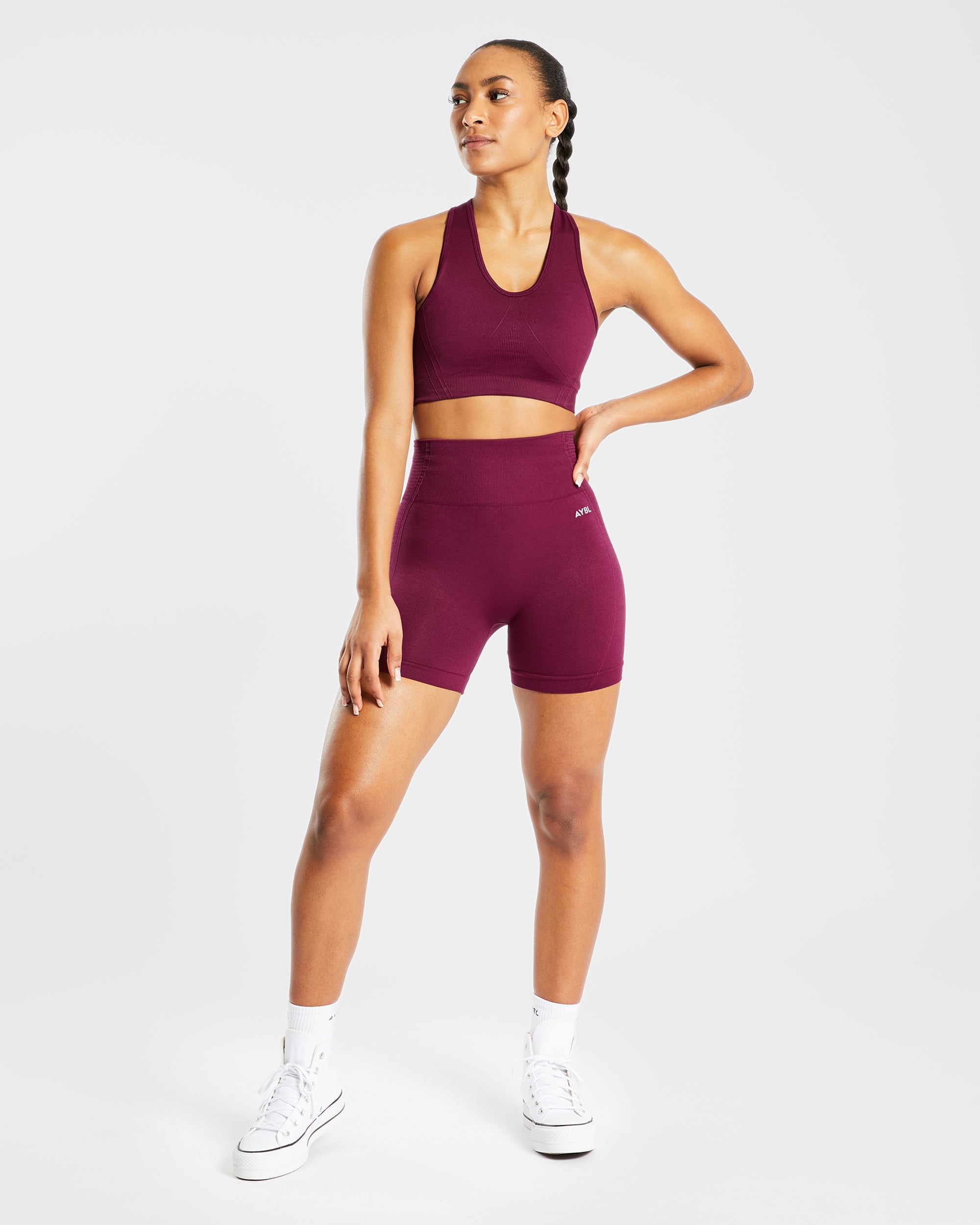 Balance V2 Seamless Shorts - Violet Wine