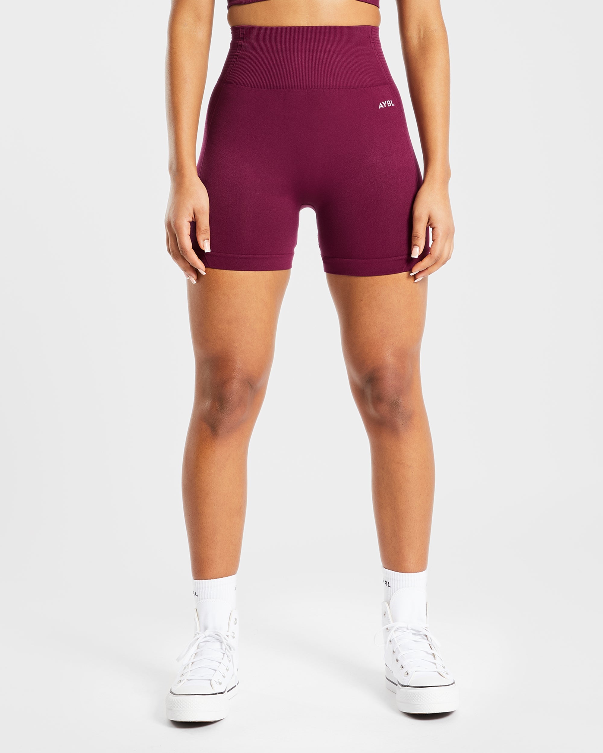 Balance V2 Seamless Shorts - Violet Wine