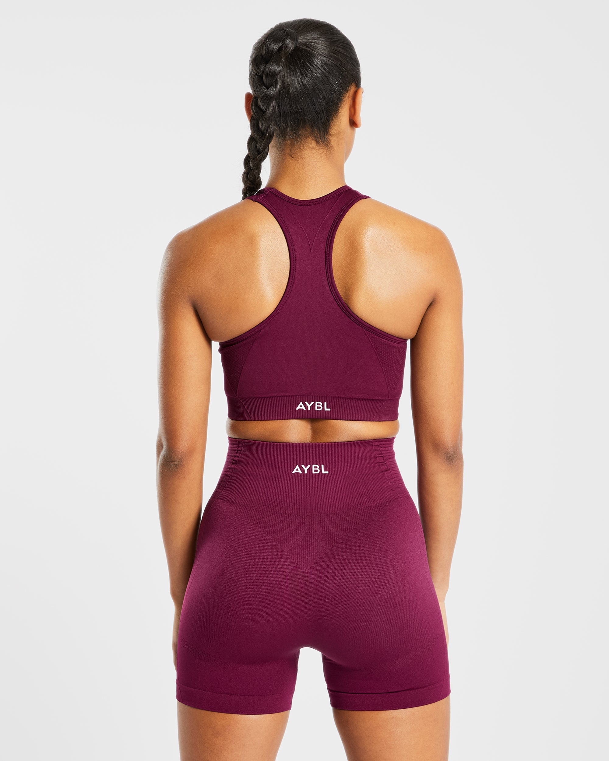 Balance V2 Seamless Sports Bra - Violet Wine