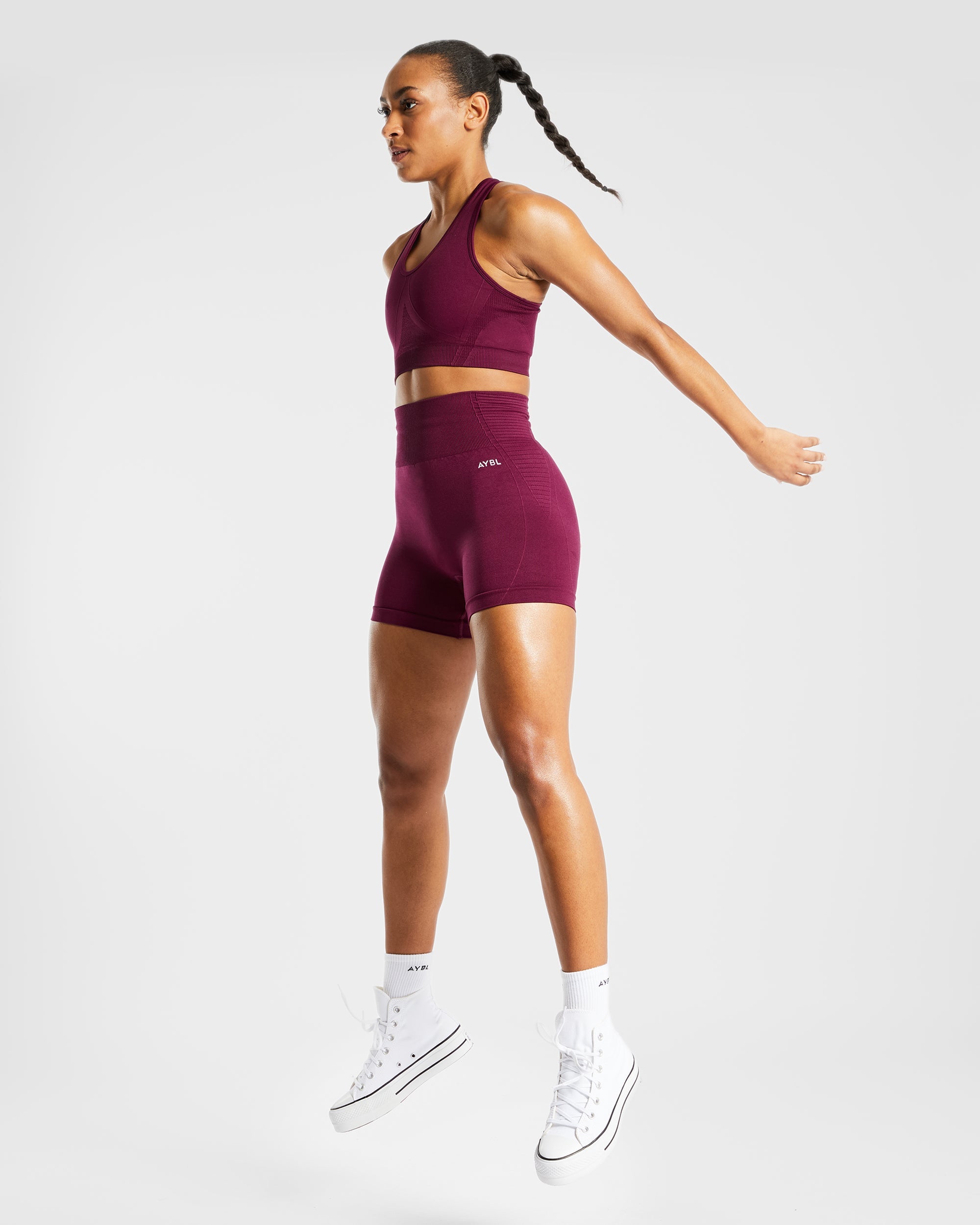 Balance V2 Seamless Shorts - Violet Wine