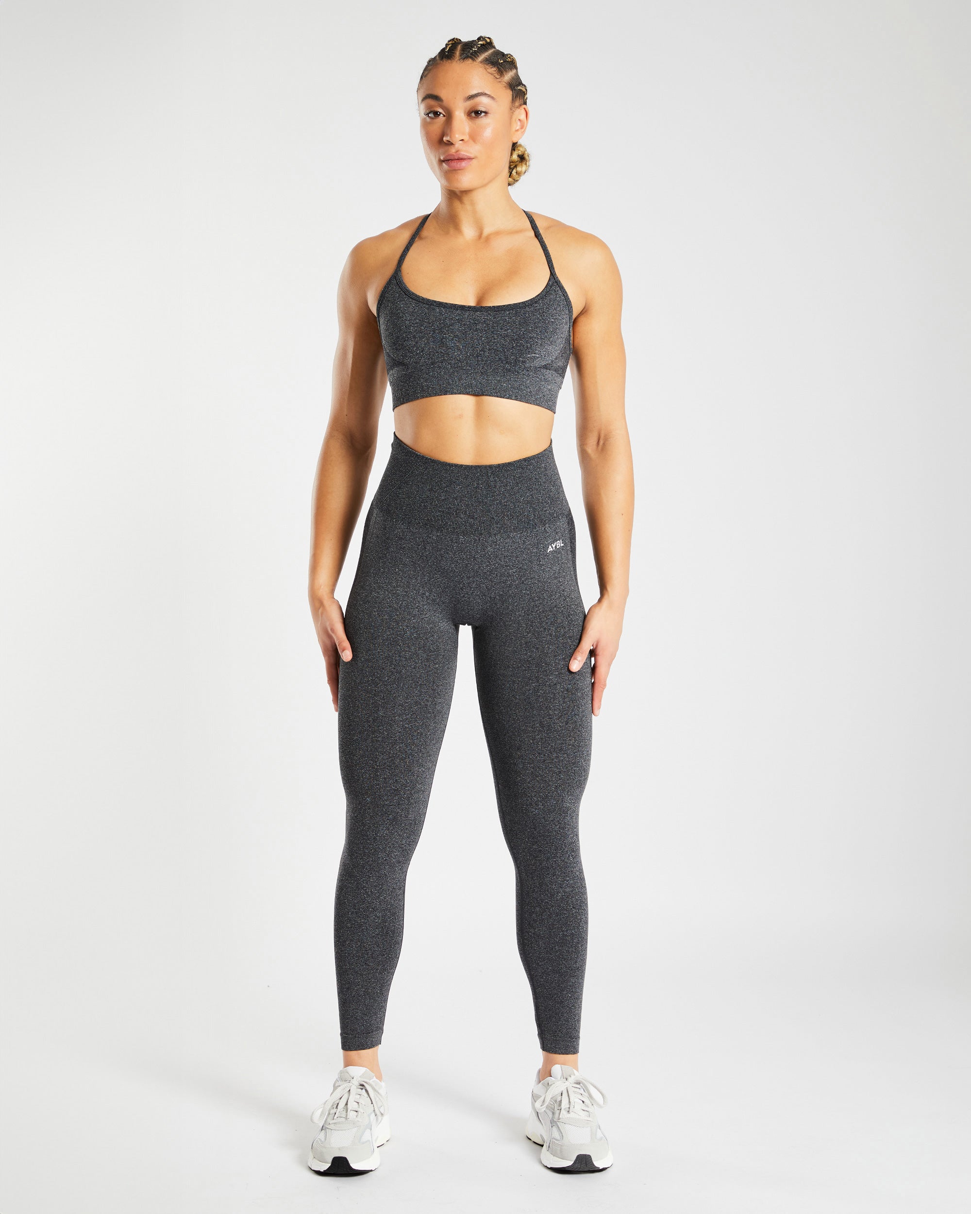 Empower Seamless Sports Bra - Noir Marl