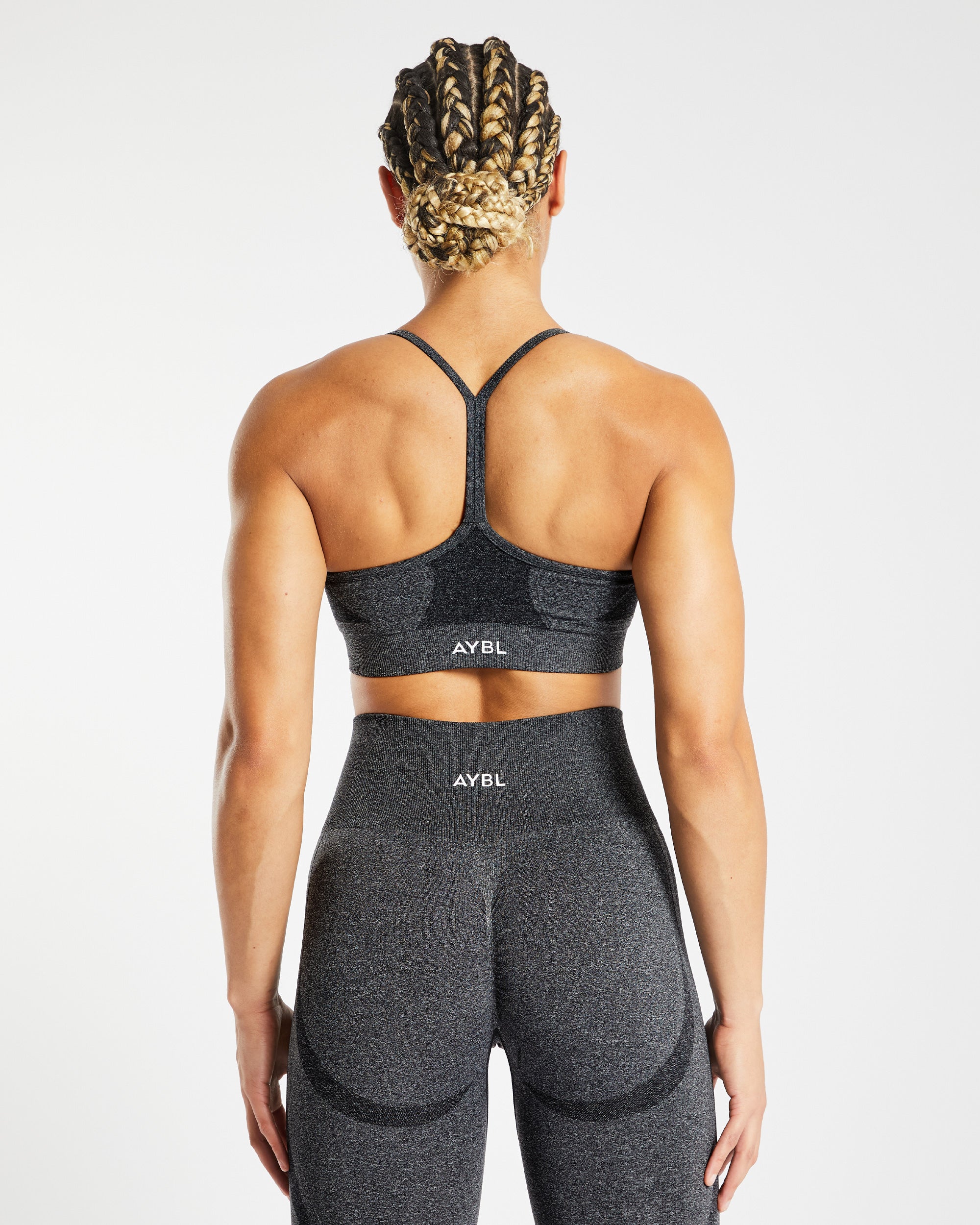 Empower Seamless Sports Bra - Noir Marl