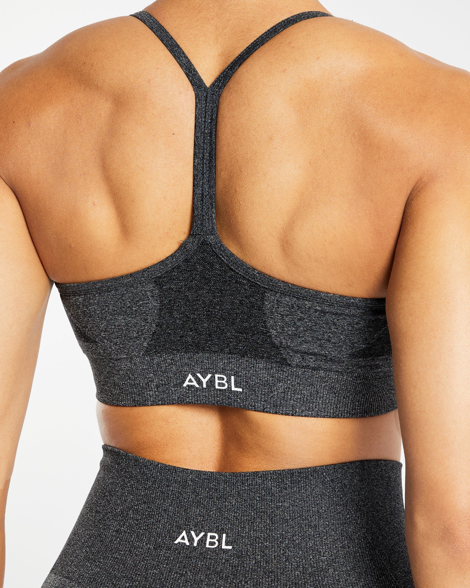 Empower Seamless Sports Bra - Noir Marl