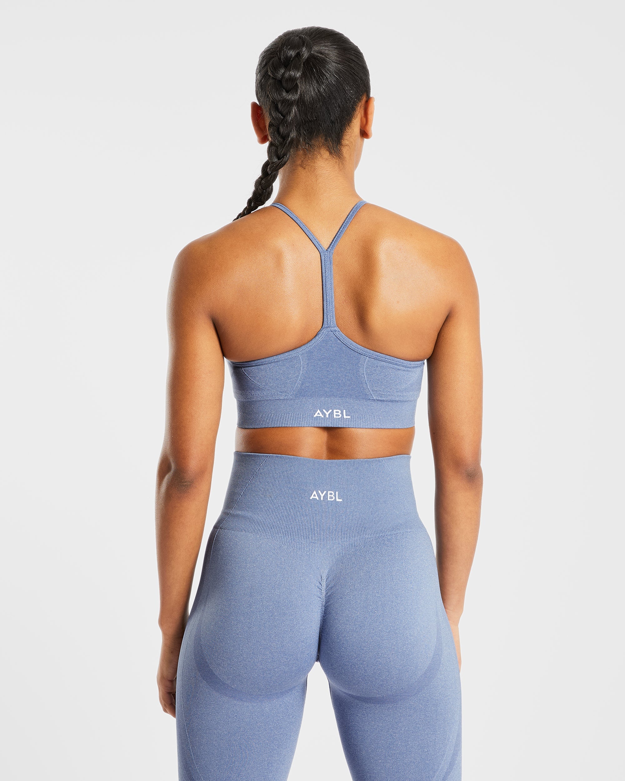 Empower Seamless Sports Bra - Bleu Marl