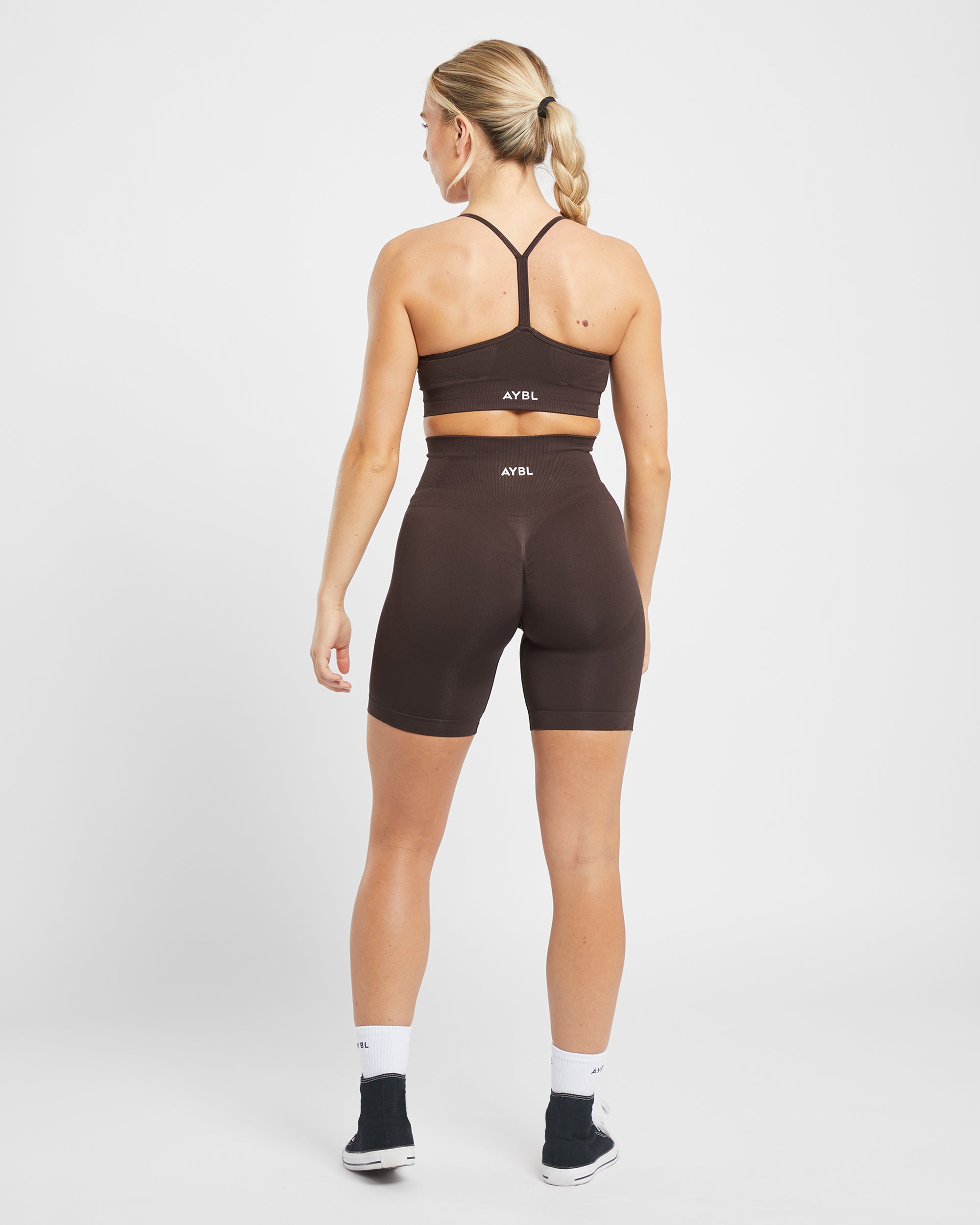 Empower Seamless Cycling Shorts - Cocoa Marron