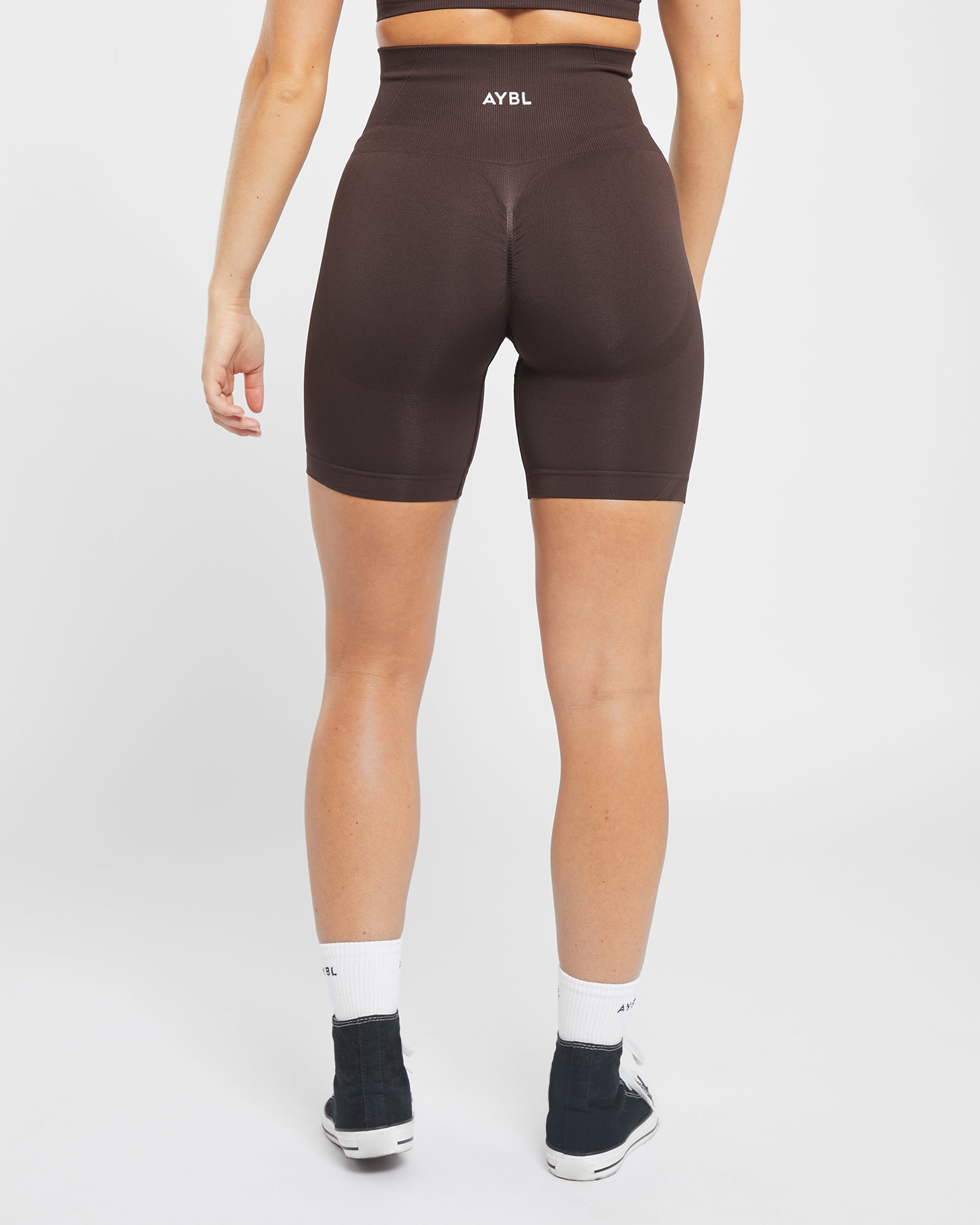 Empower Seamless Cycling Shorts - Cocoa Marron