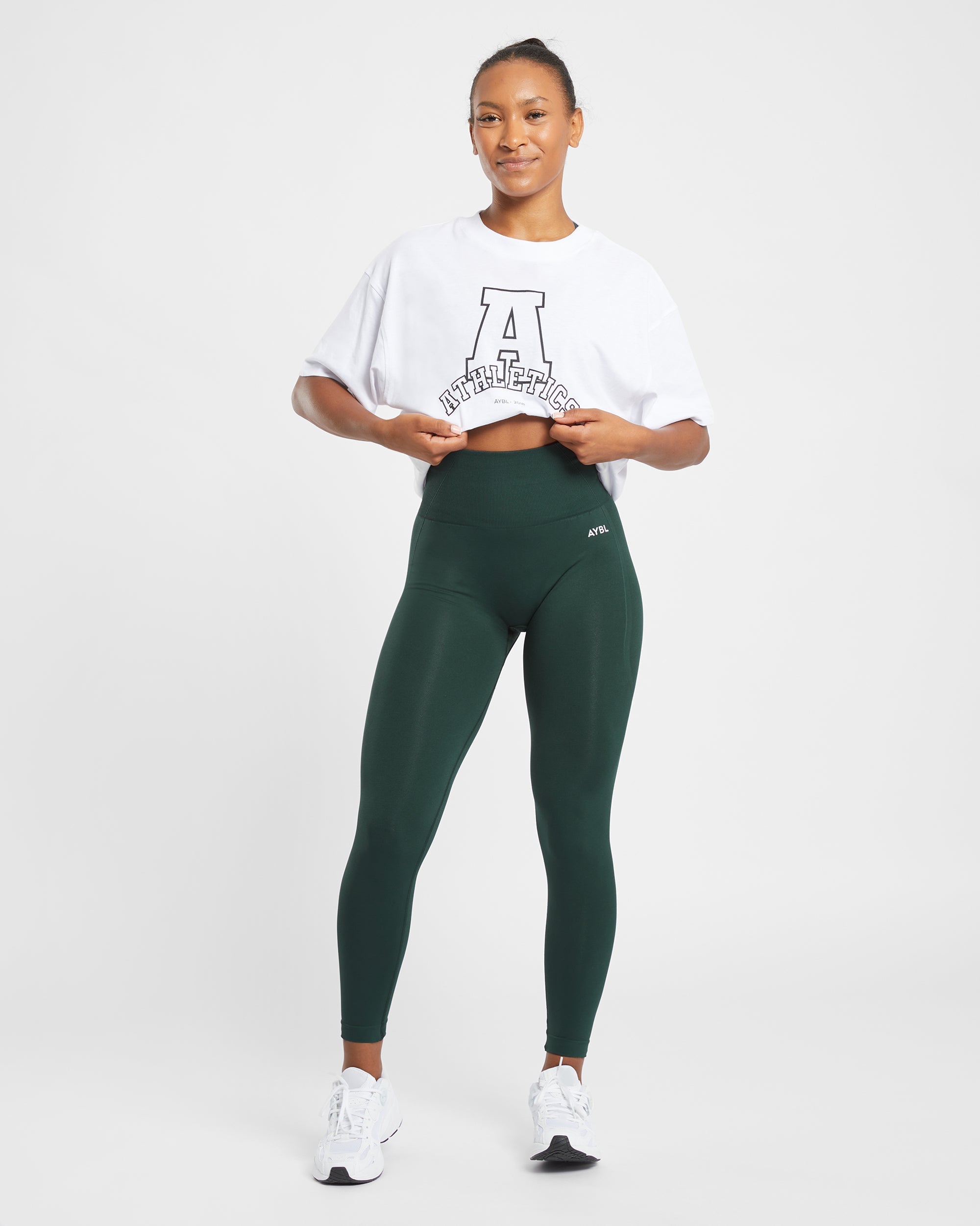 Empower Seamless Leggings - Dark Vert