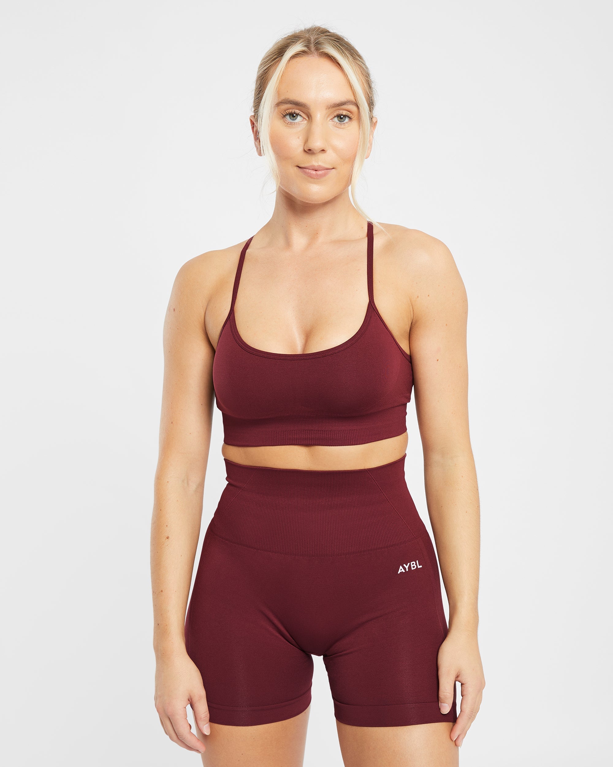 Empower Seamless Sports Bra - Rouge Wine