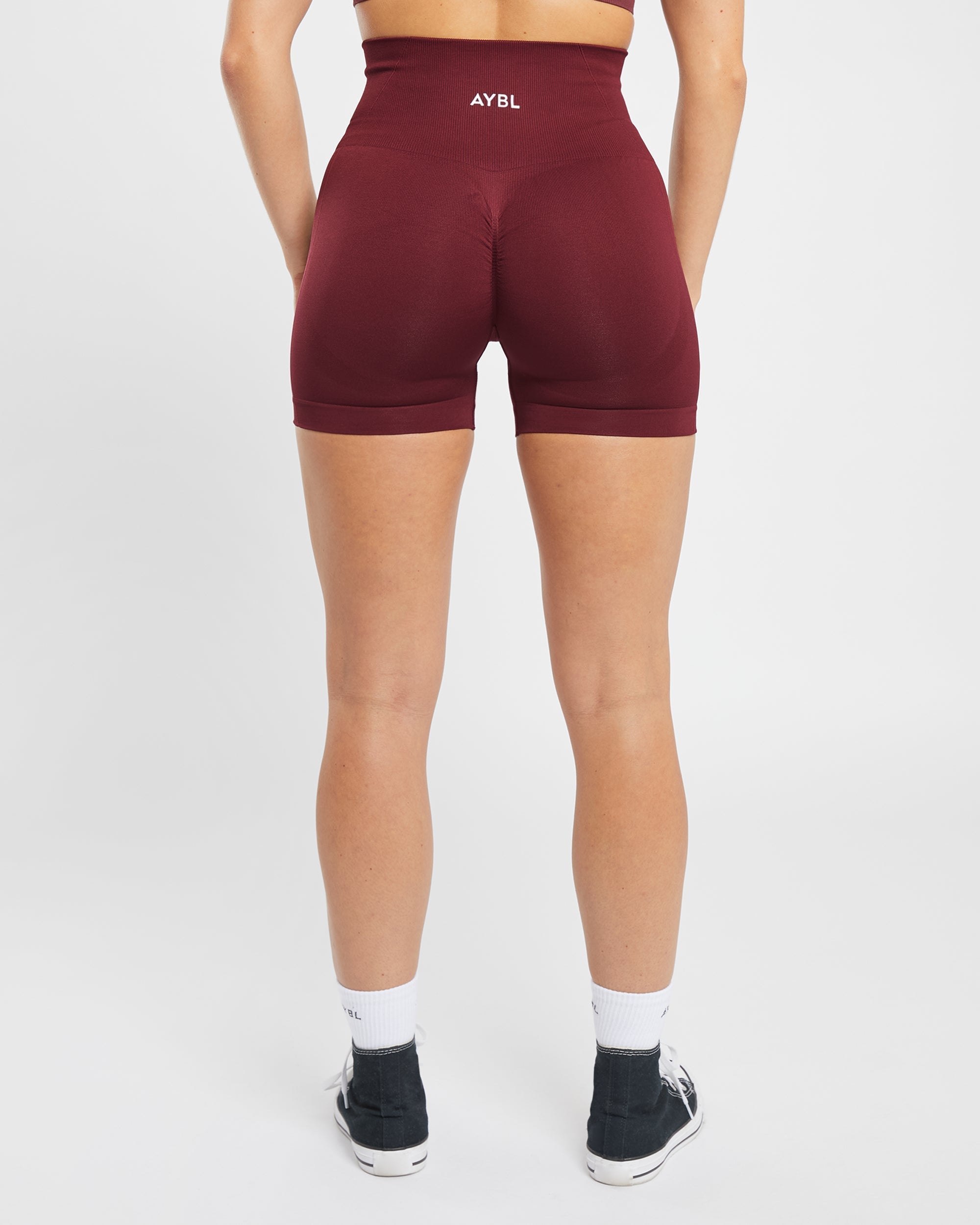 Empower Seamless Shorts - Rouge Wine