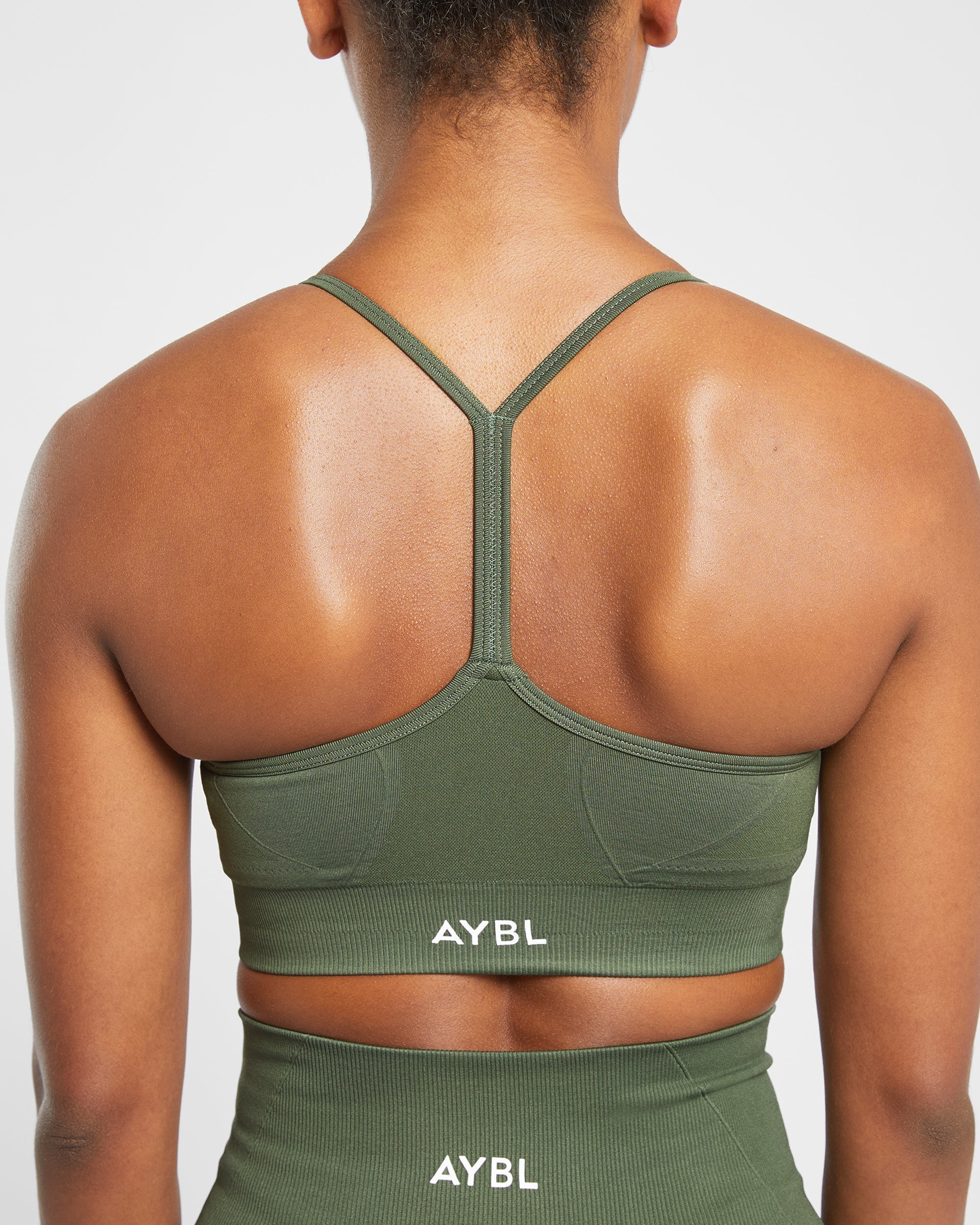 Empower Seamless Sports Bra - Khaki Vert