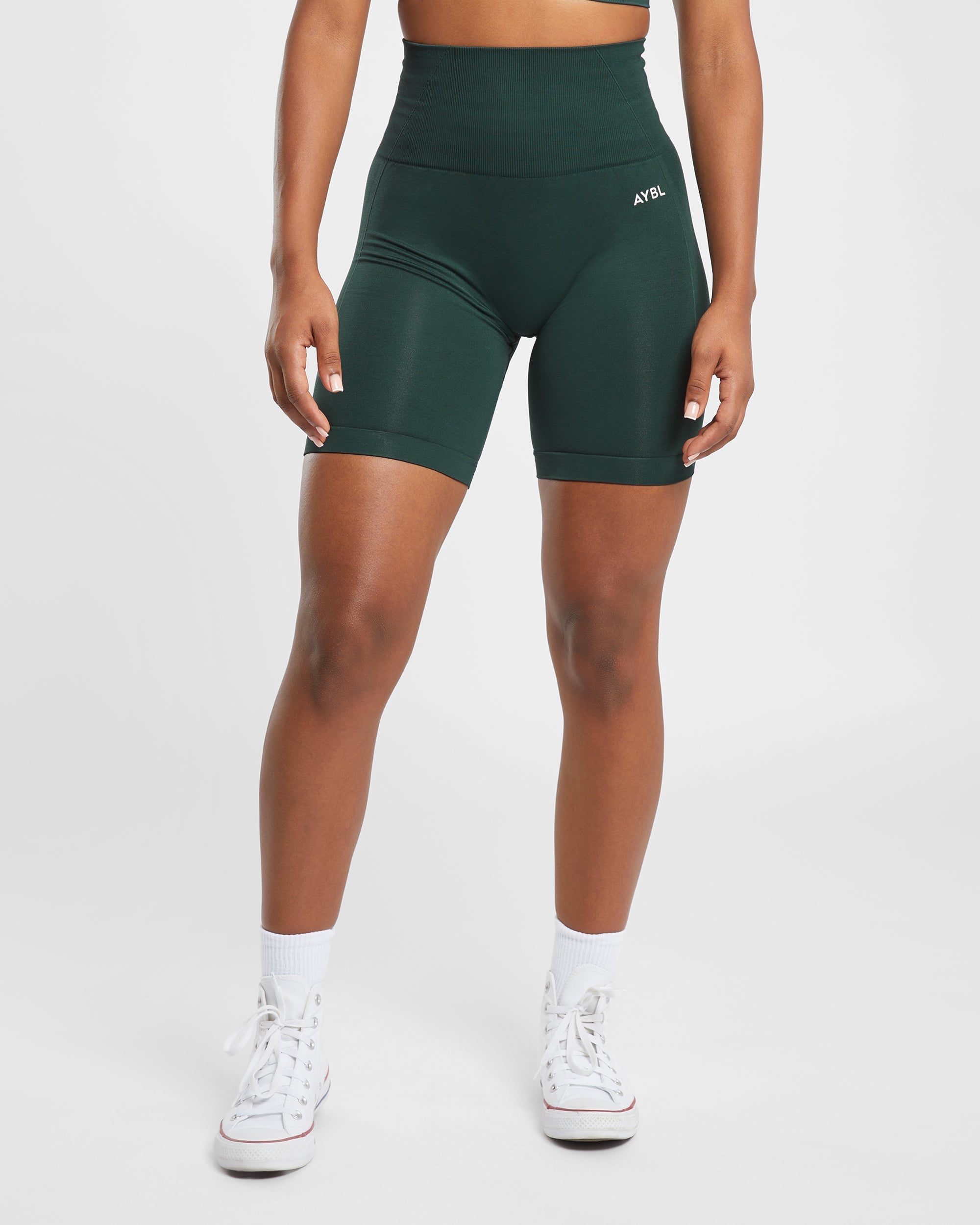 Empower Seamless Cycling Shorts - Dark Vert