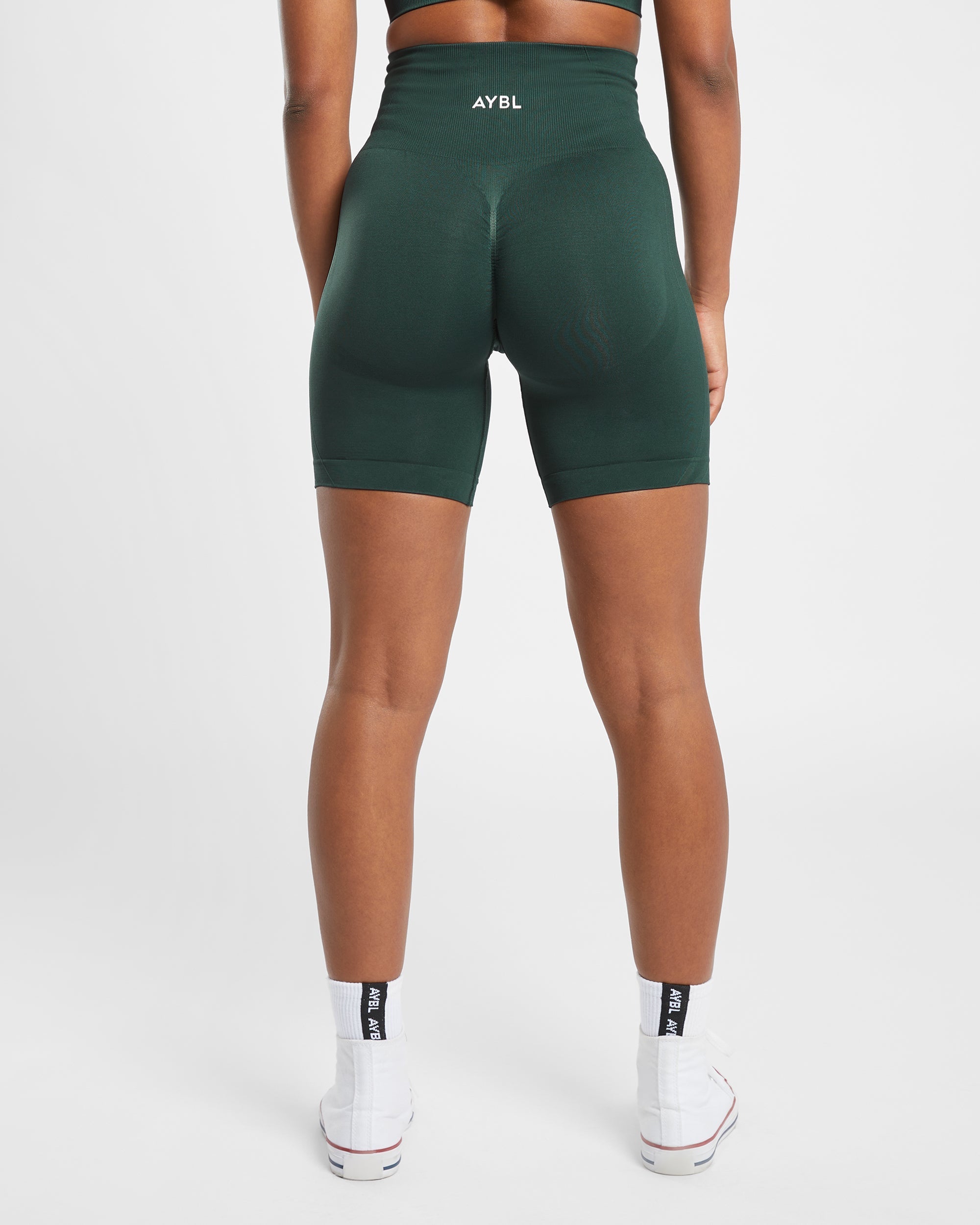 Empower Seamless Cycling Shorts - Dark Vert