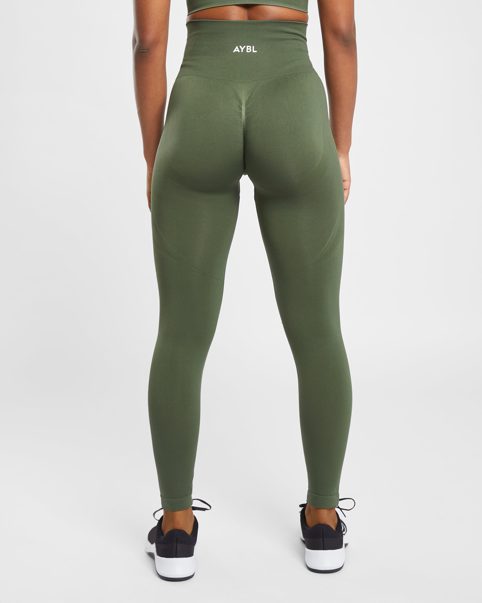 Empower Seamless Leggings - Khaki Vert