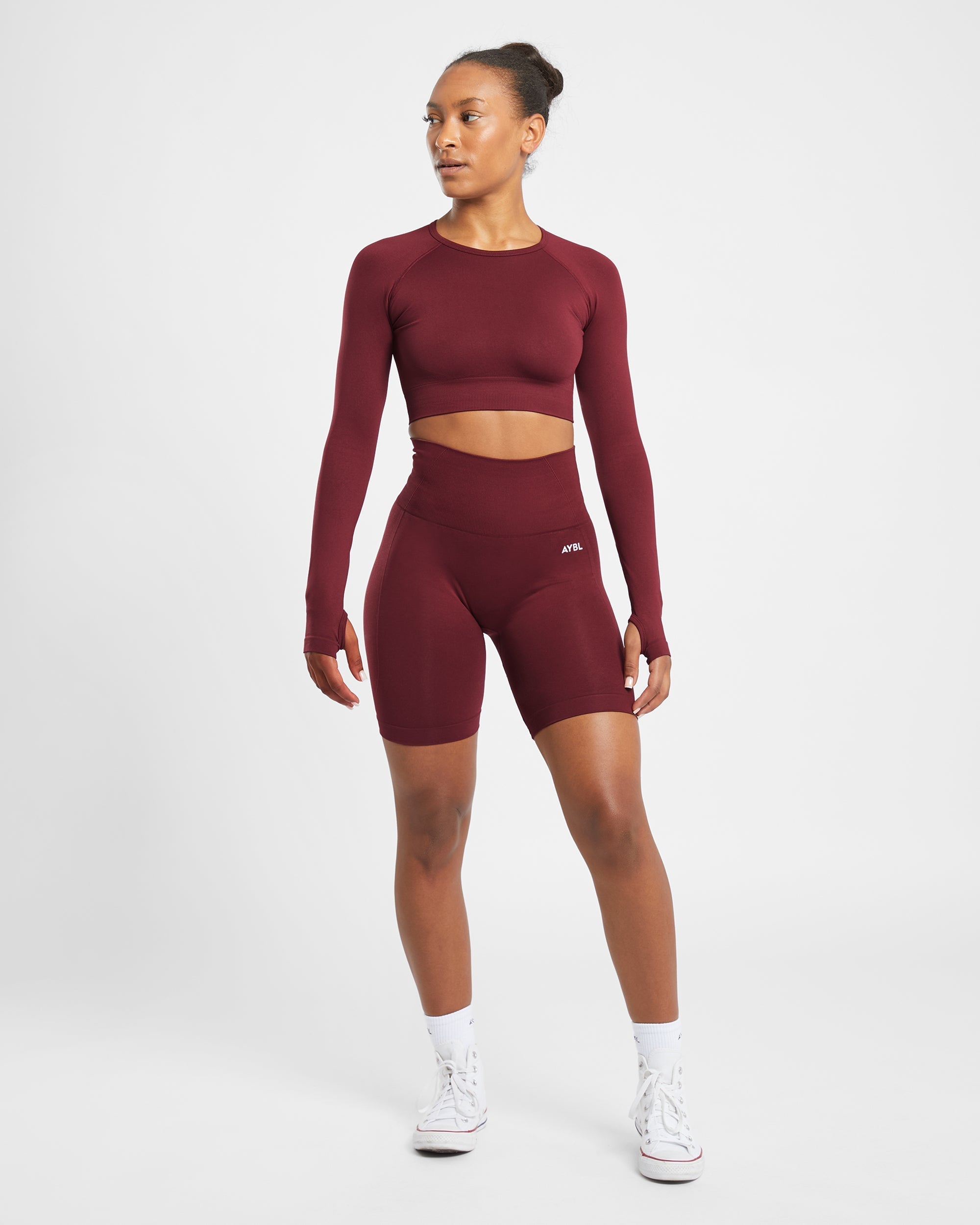 Empower Seamless Cycling Shorts - Rouge Wine