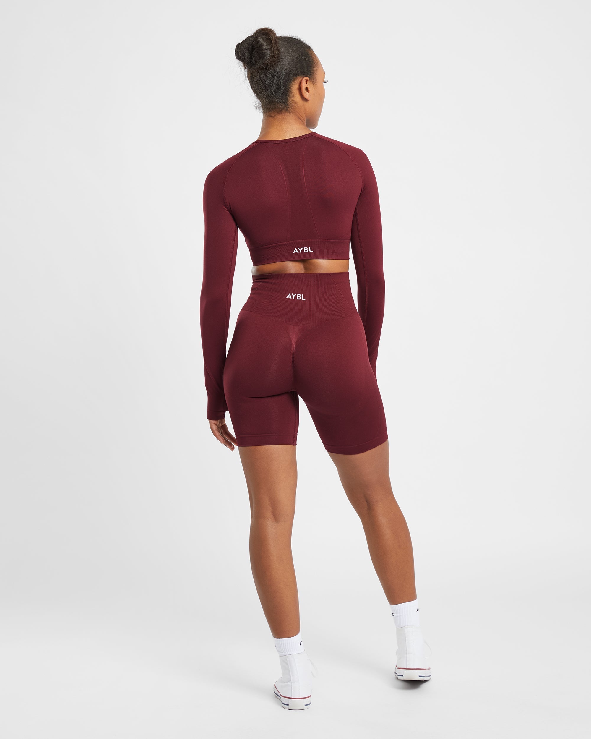 Empower Seamless Cycling Shorts - Rouge Wine