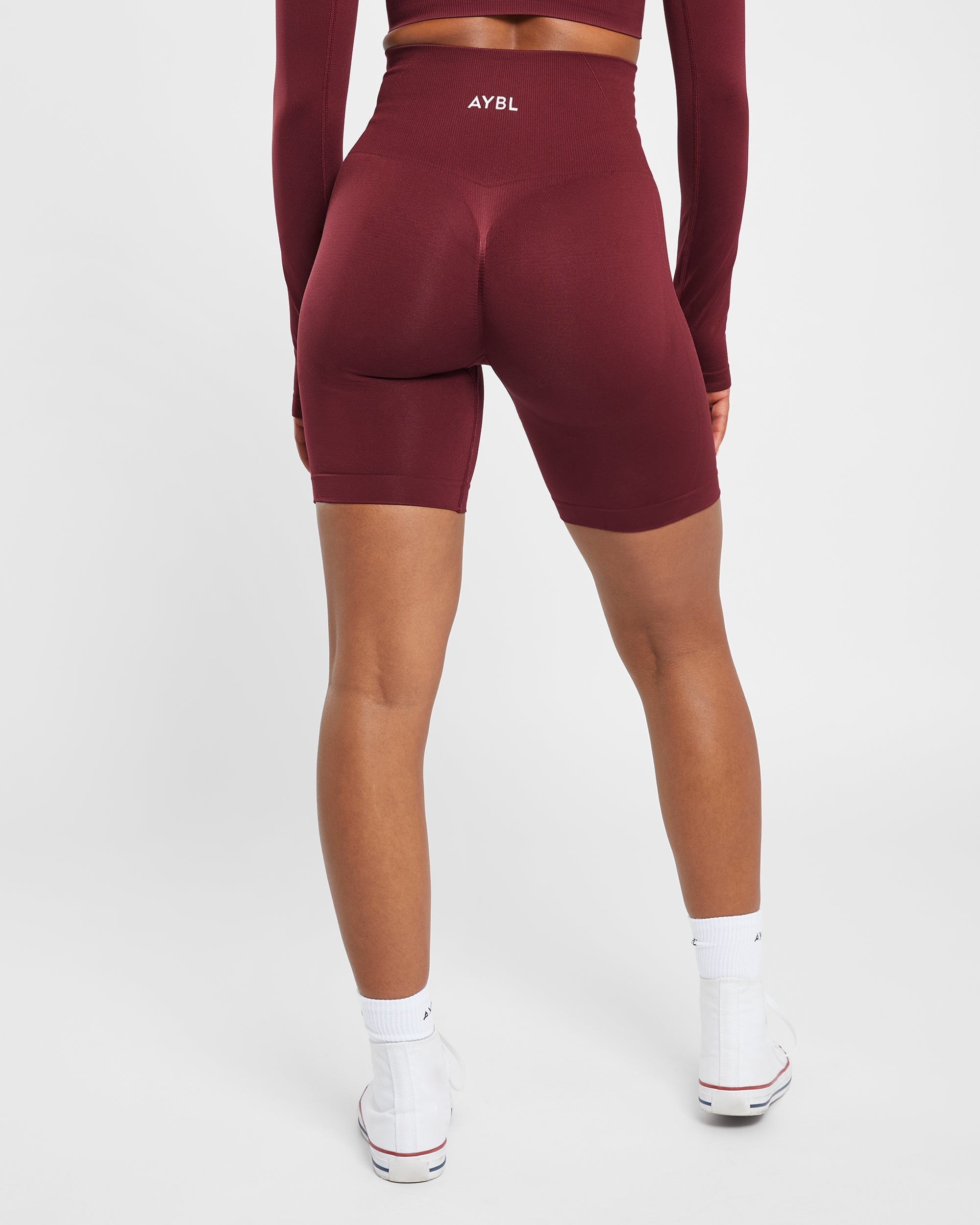 Empower Seamless Cycling Shorts - Rouge Wine