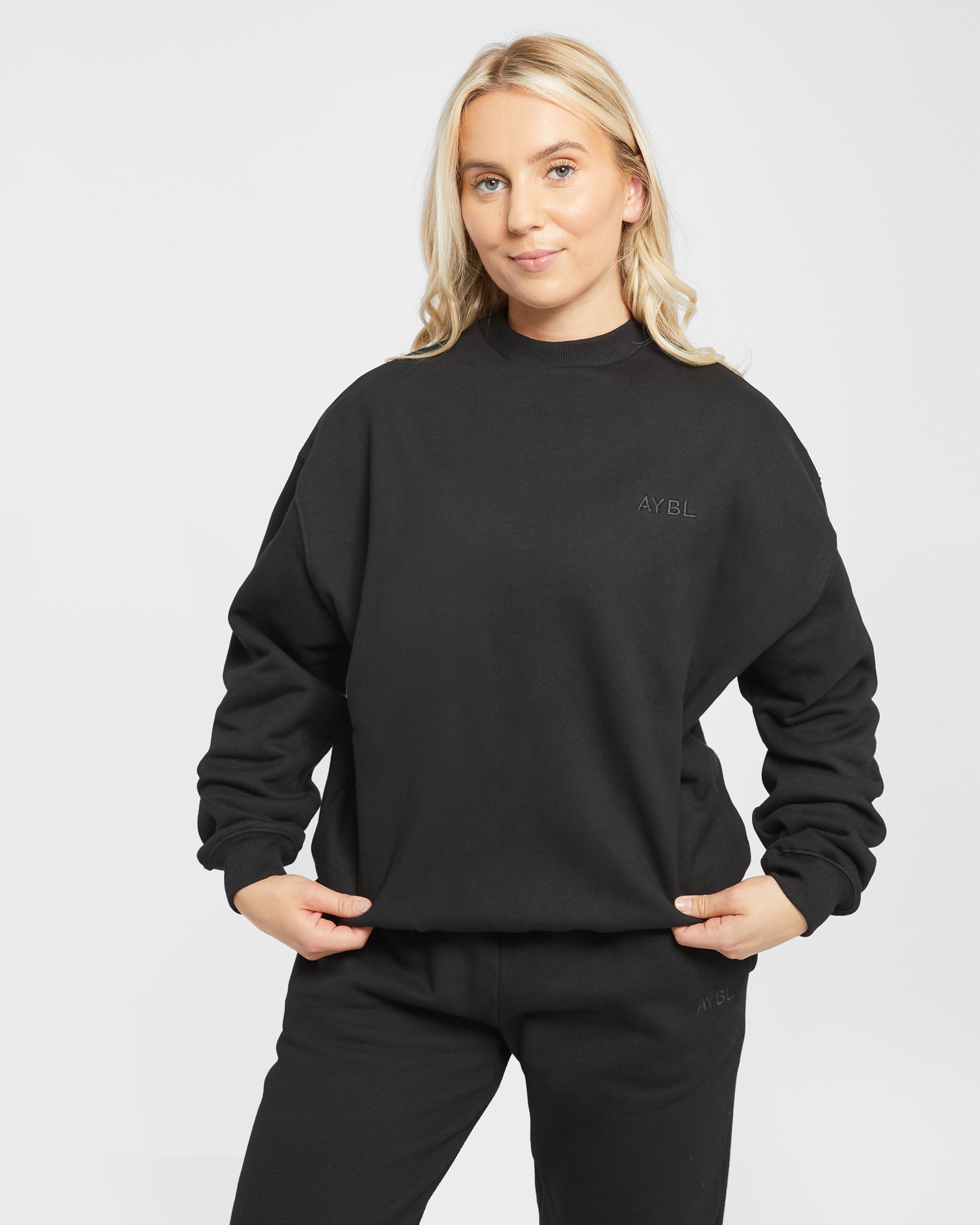 Premium Oversized Sweatshirt - Noir