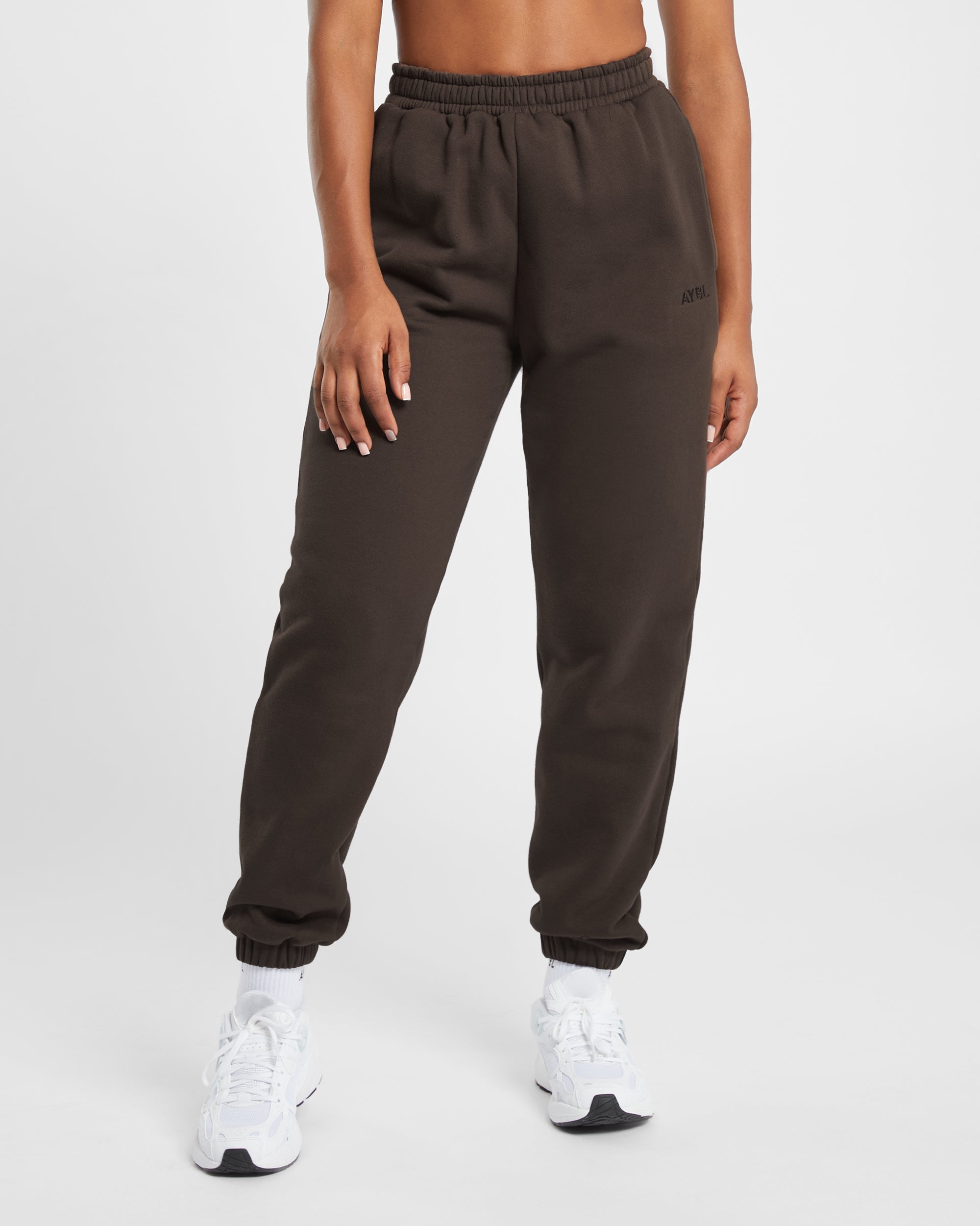 Premium Oversized Joggers - Coffee Marron