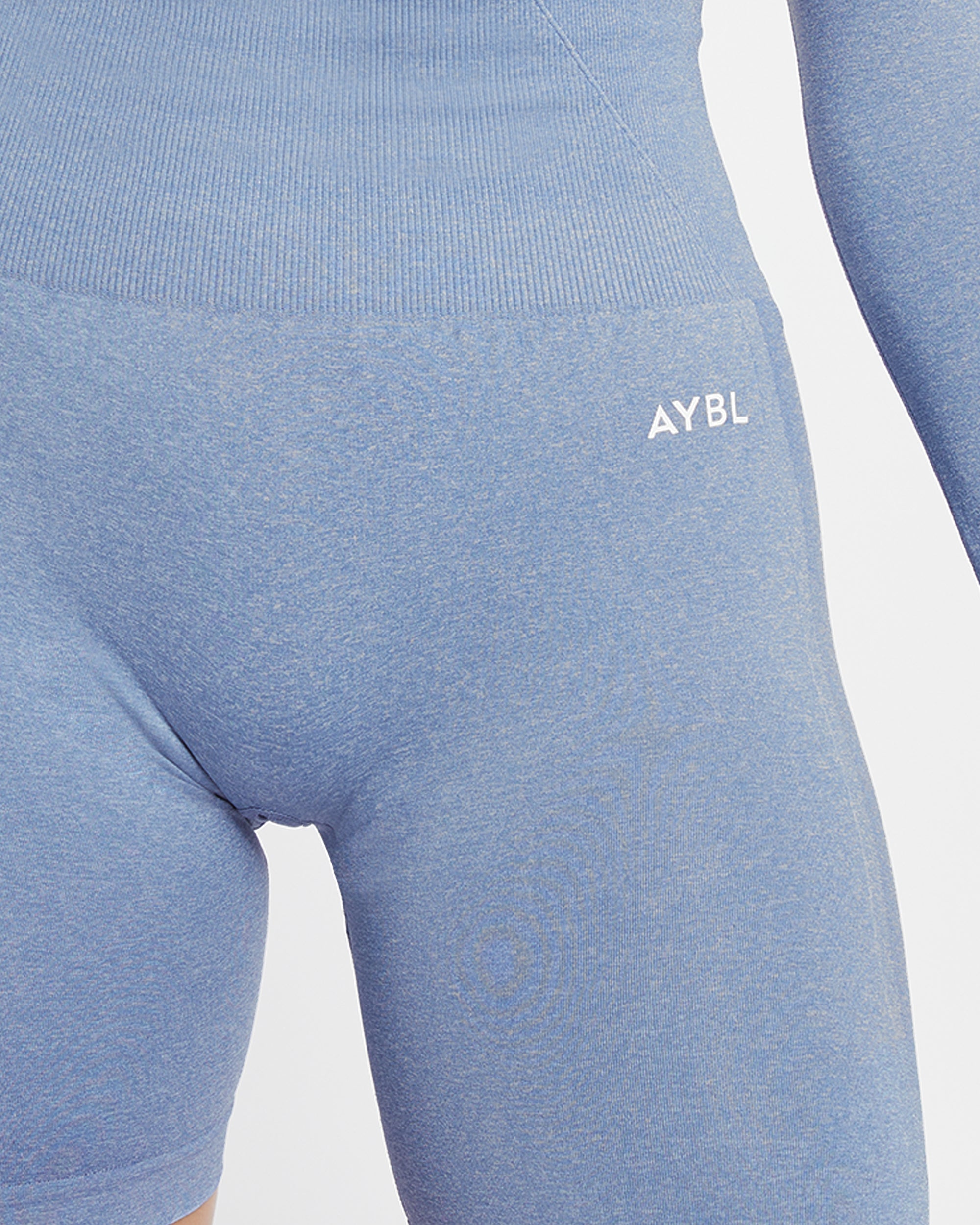 Empower Seamless Cycling Shorts - Bleu Marl