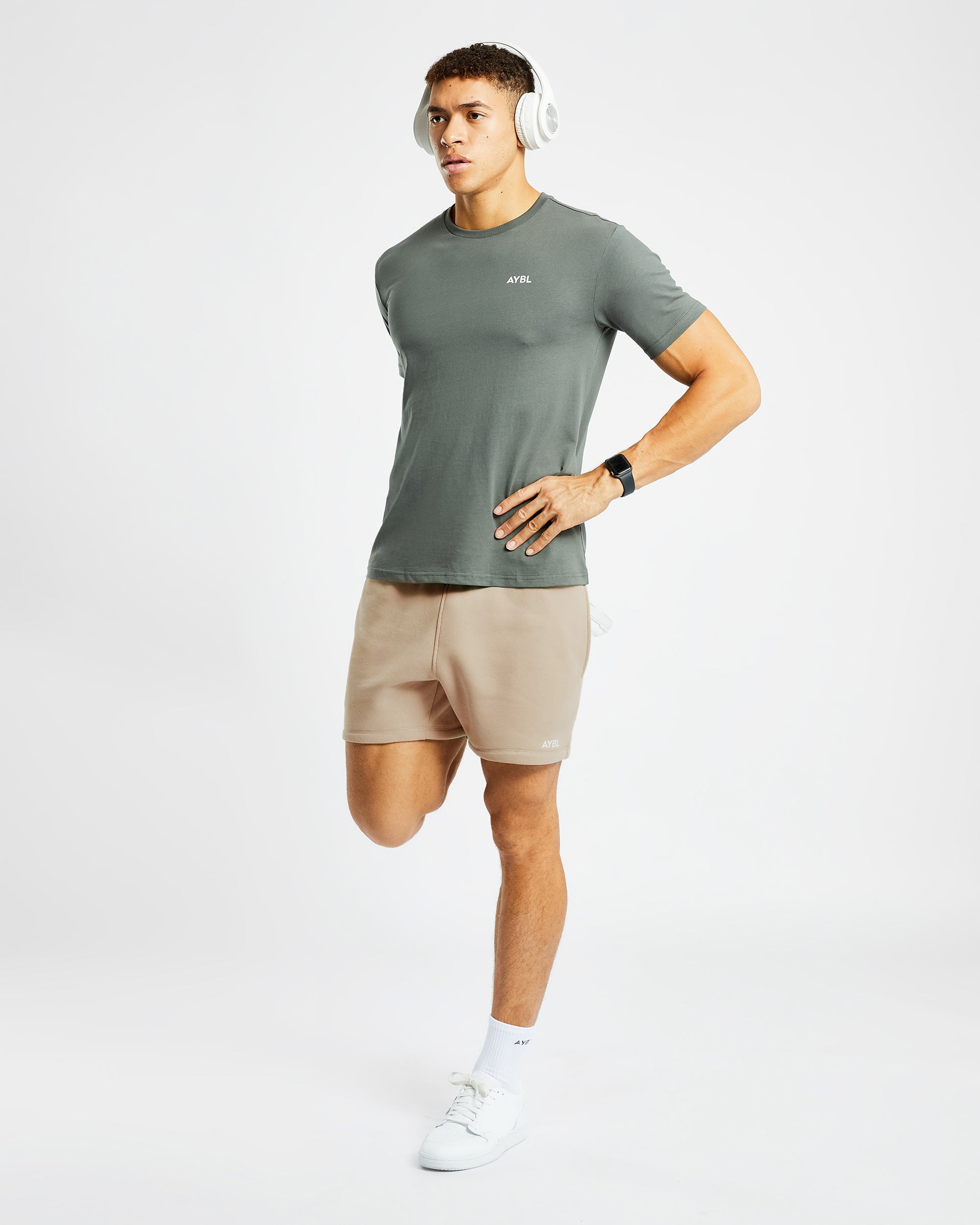 Essential T Shirt - Muted Vert