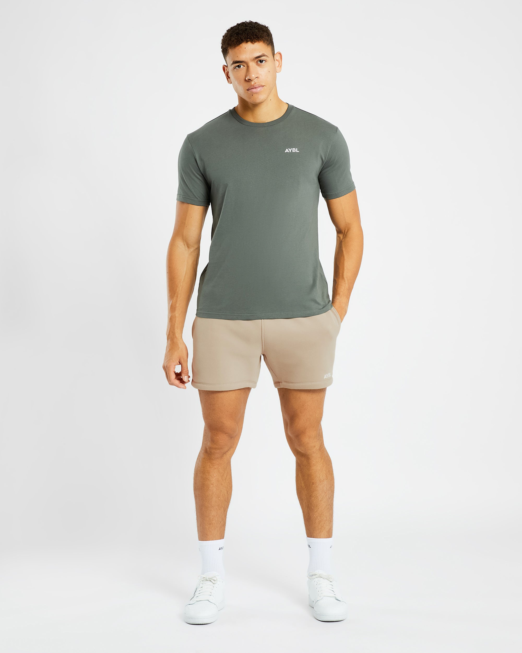 Essential 5" Shorts - Mocha Marron