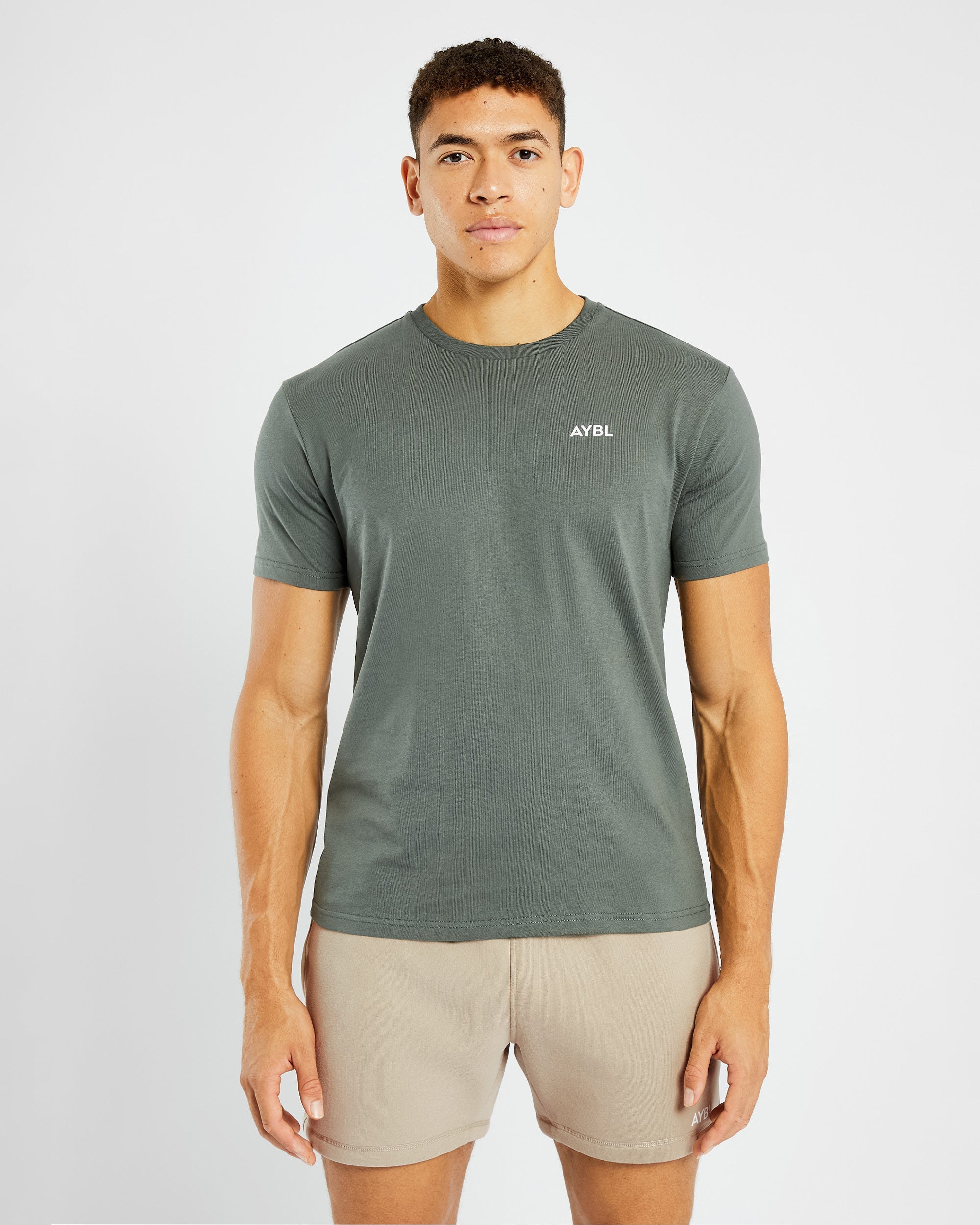 Essential T Shirt - Muted Vert