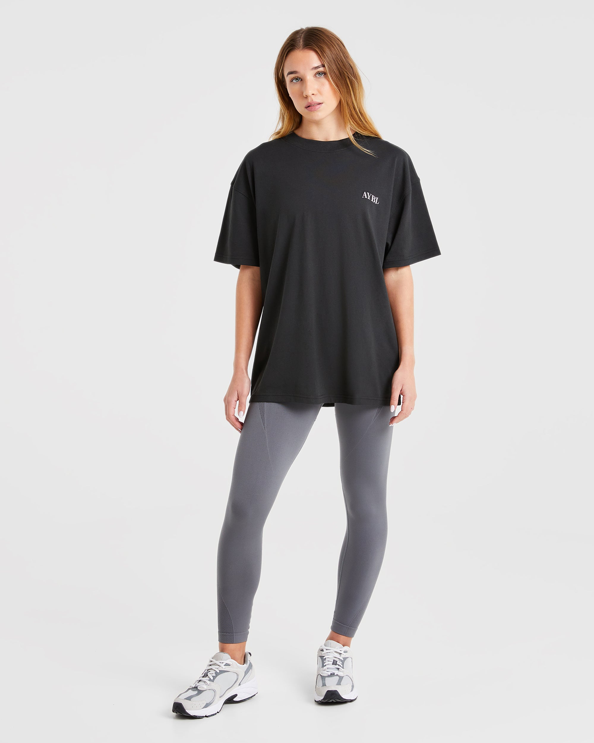 Be Good To Yourself Oversized T Shirt - Noir