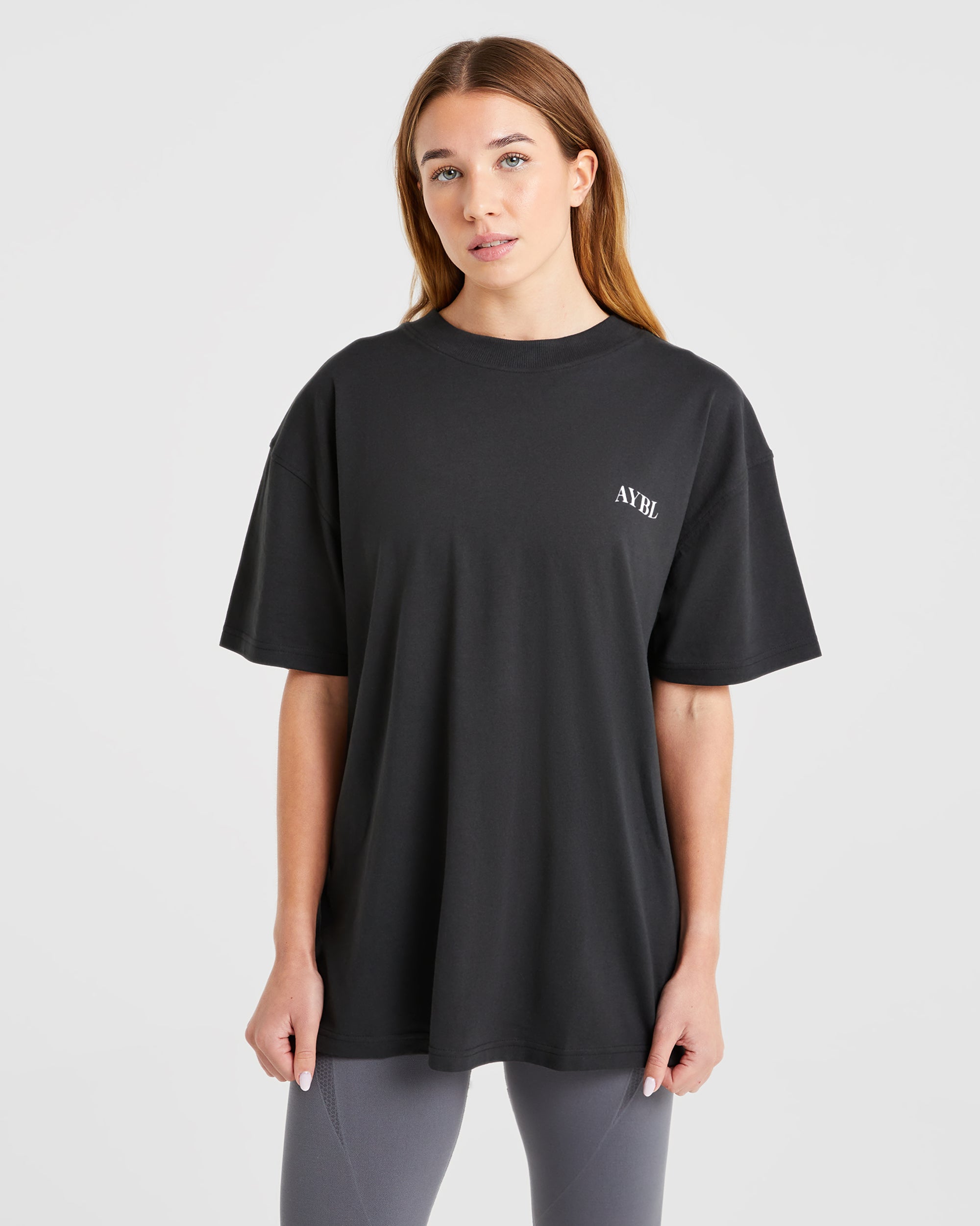 Be Good To Yourself Oversized T Shirt - Noir