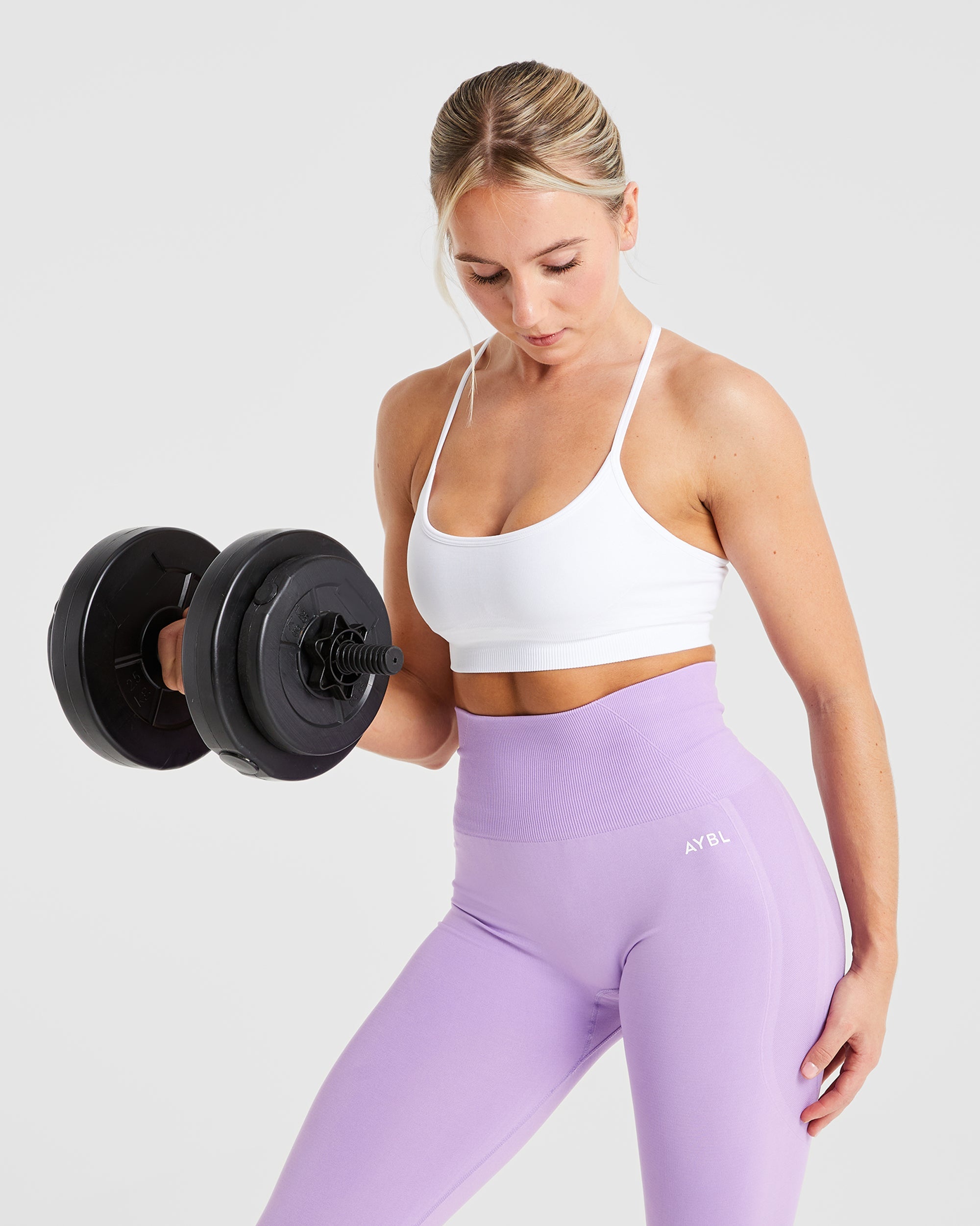 Empower Seamless Sports Bra - Blanc