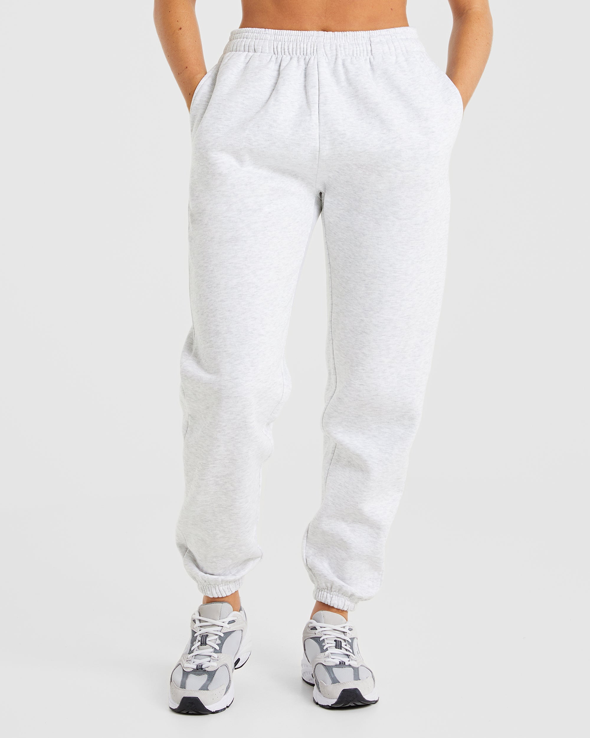 Premium Oversized Joggers - Heather Gris