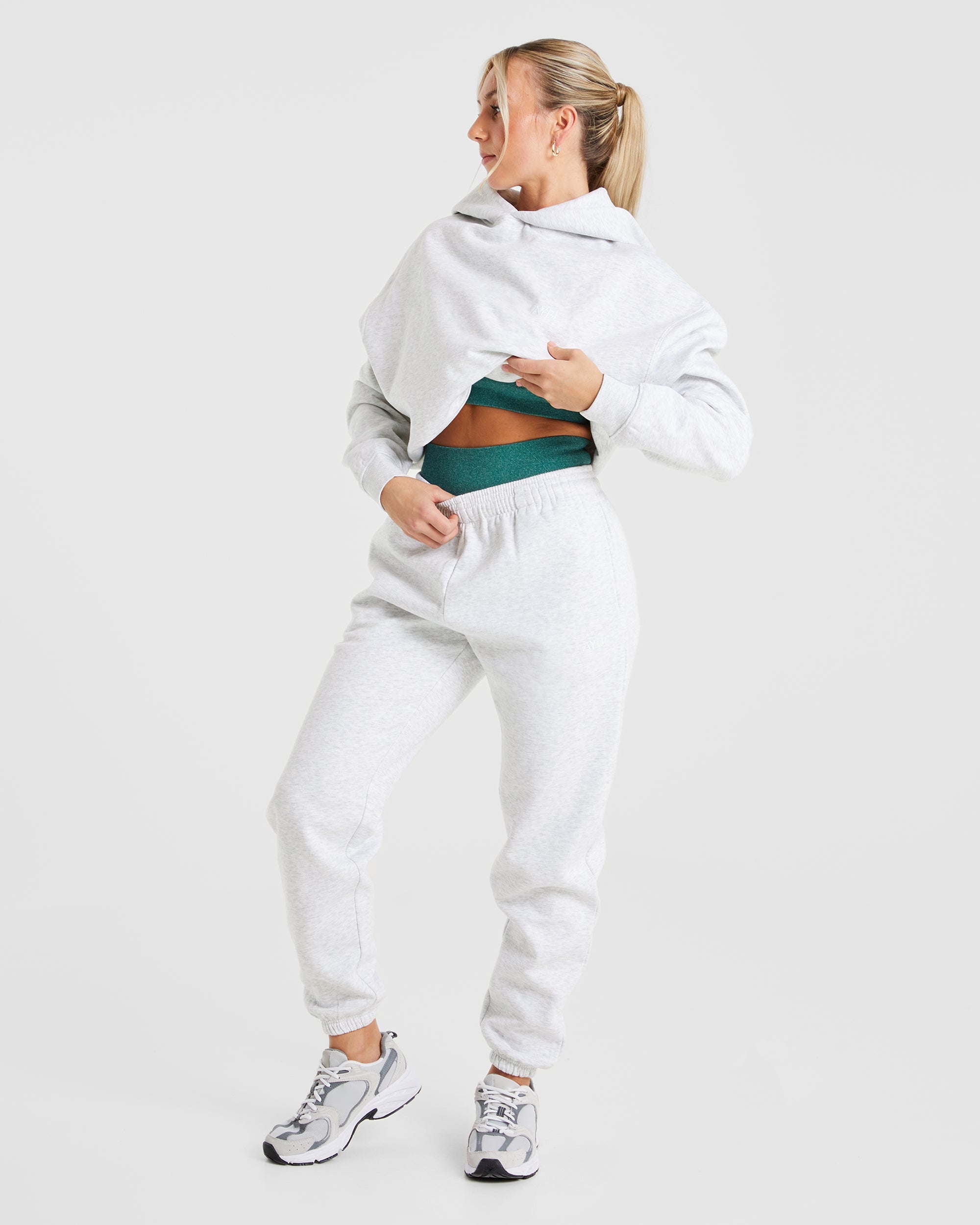 Premium Oversized Hoodie - Heather Gris