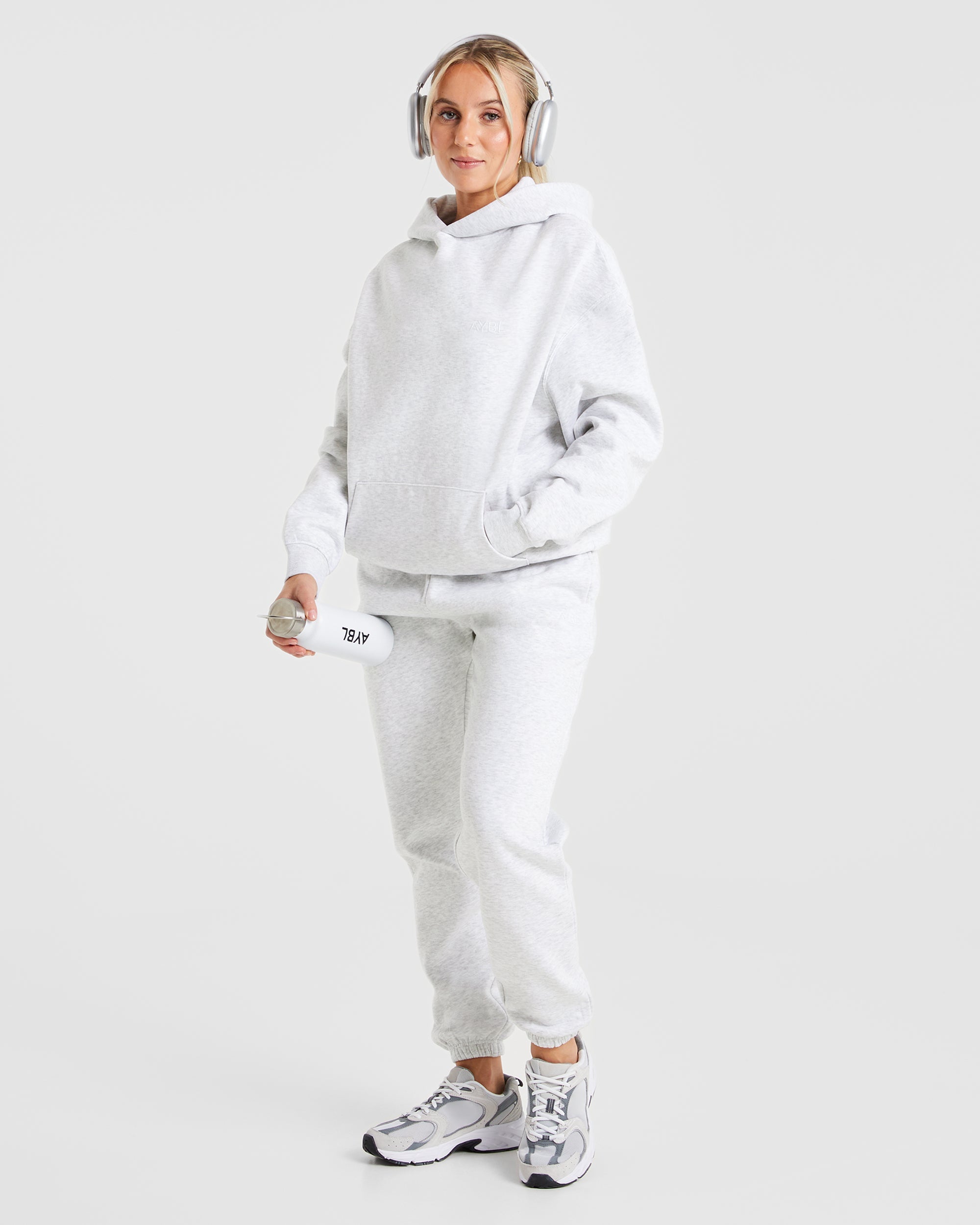 Premium Oversized Hoodie - Heather Gris