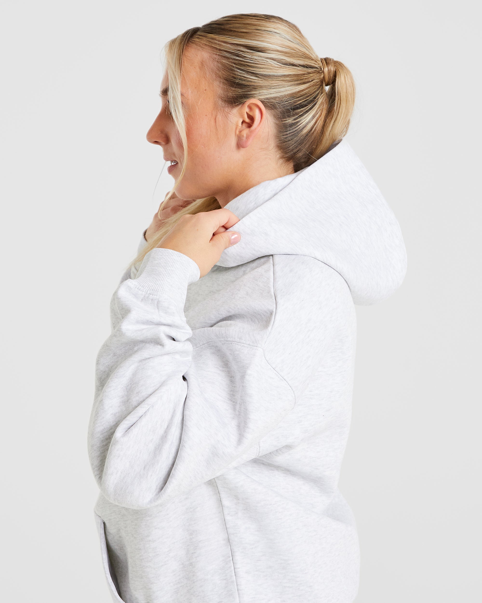 Premium Oversized Hoodie - Heather Gris