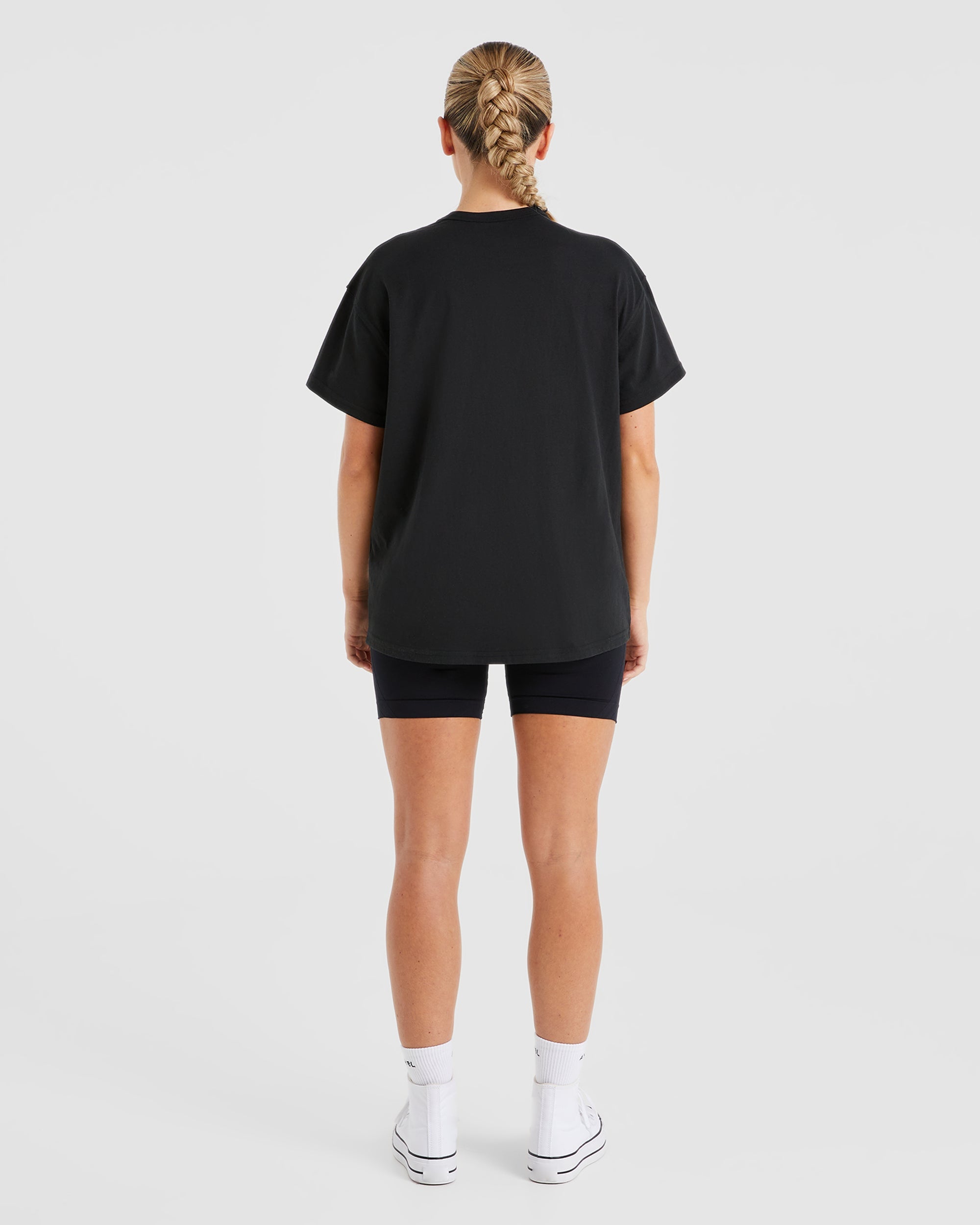 Mind Body Control Oversized T Shirt - Noir