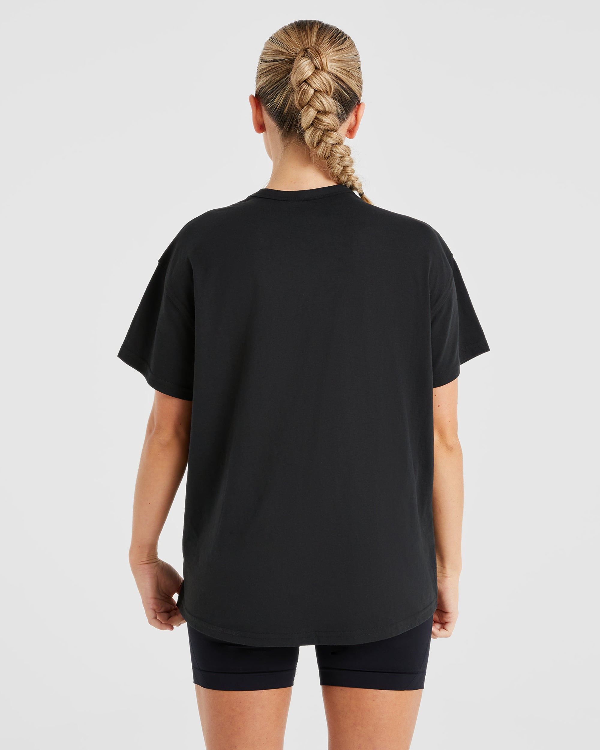 Mind Body Control Oversized T Shirt - Noir