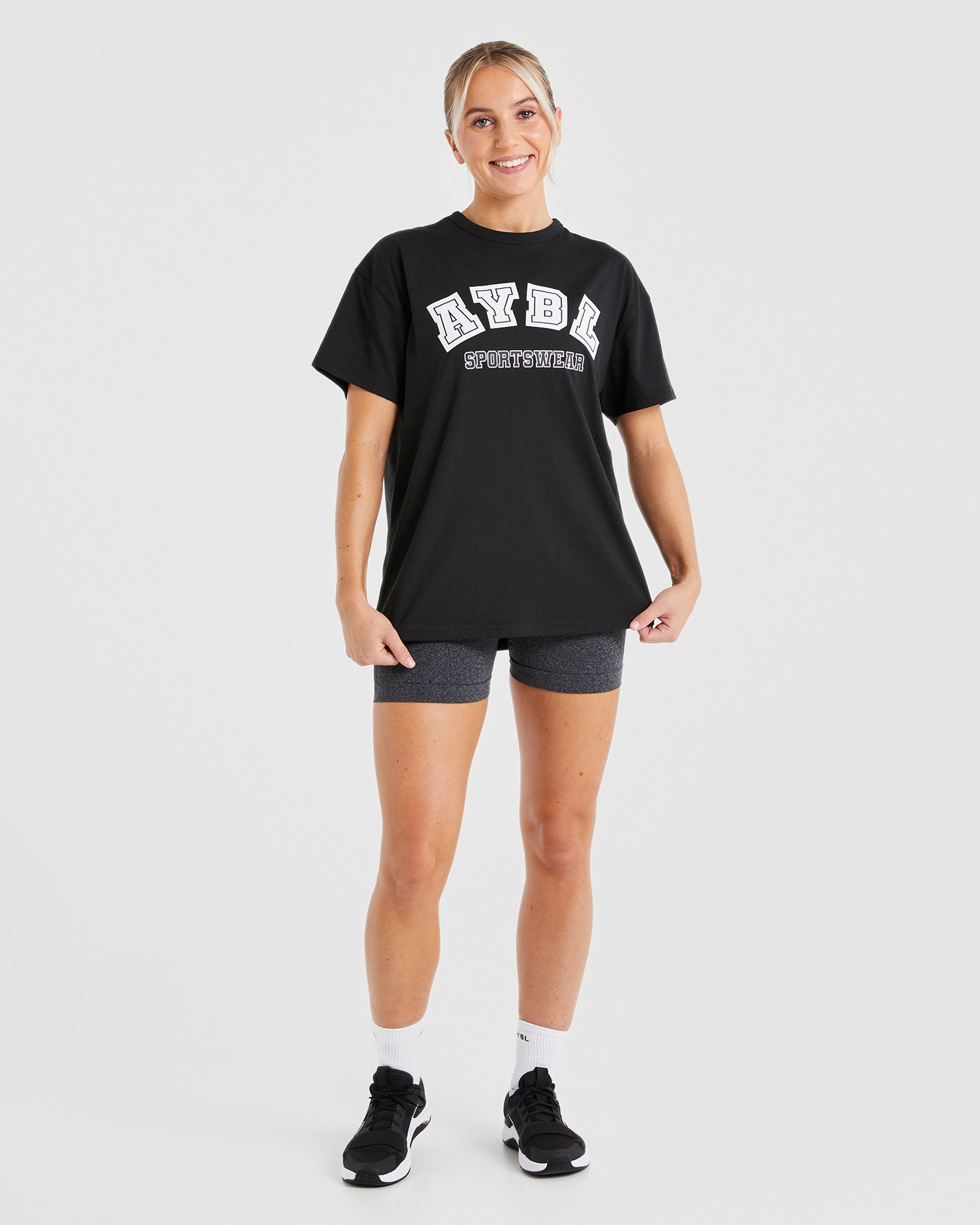 AYBL Sports Oversized T Shirt - Noir