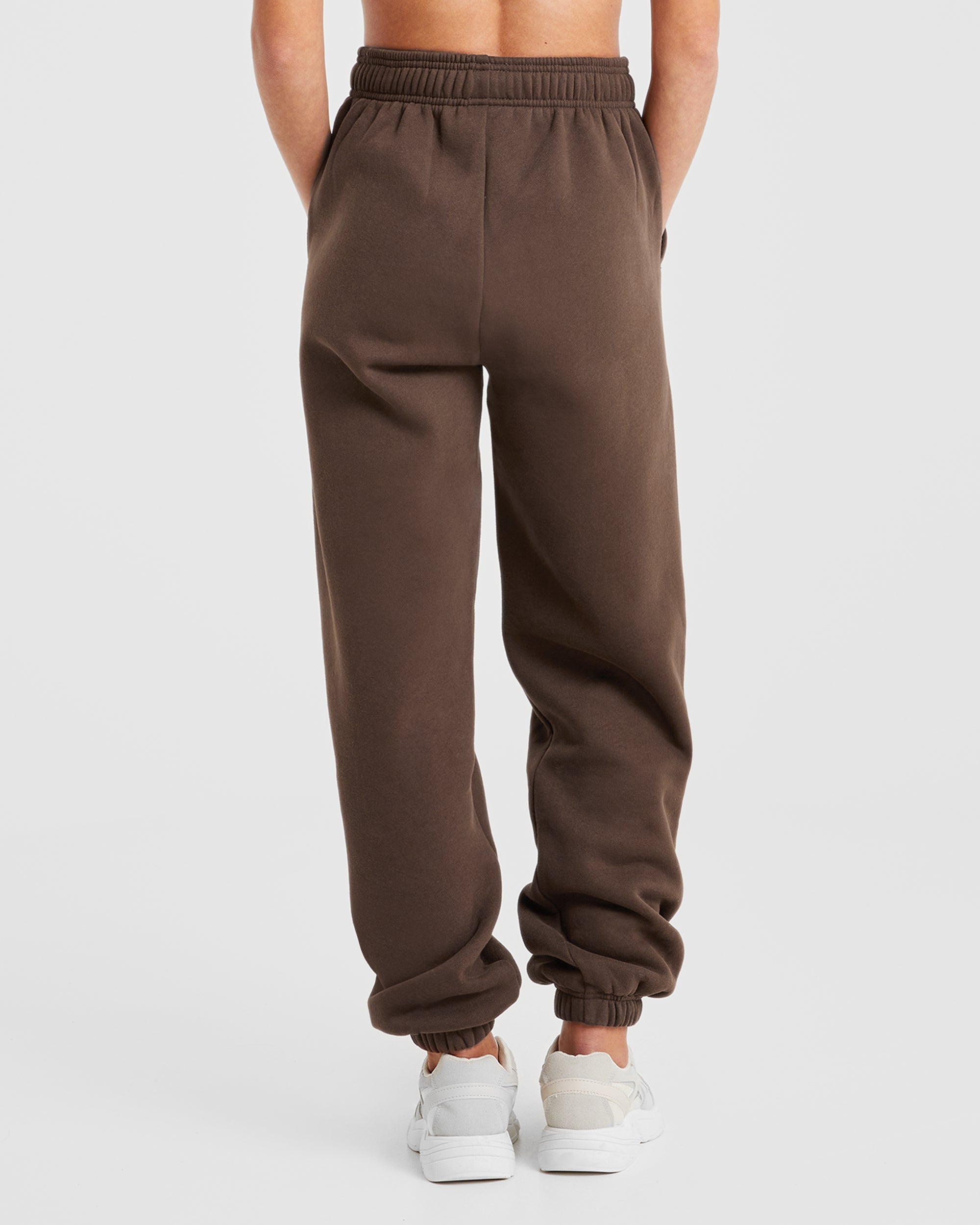 Varsity Oversized Joggers - Marron