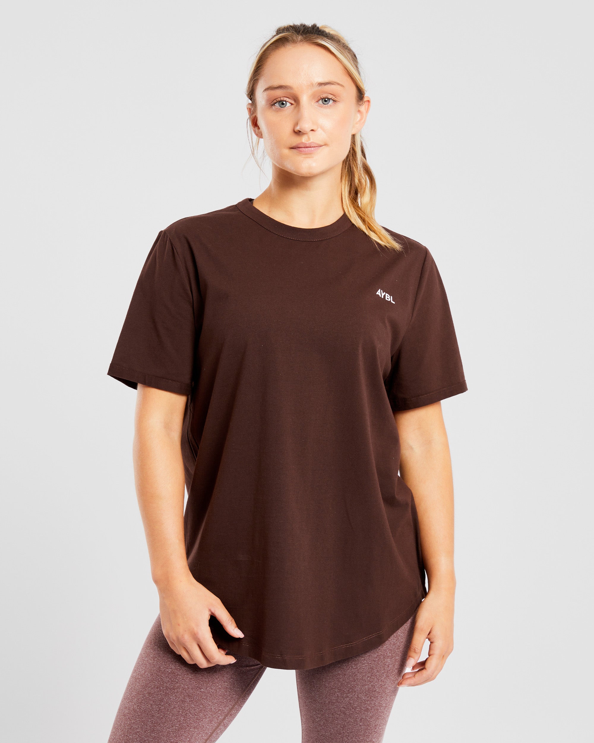 Everyday Relaxed T Shirt - Marron