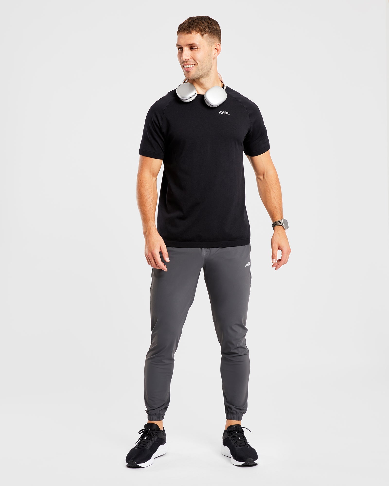 Ascend Seamless T Shirt - Noir