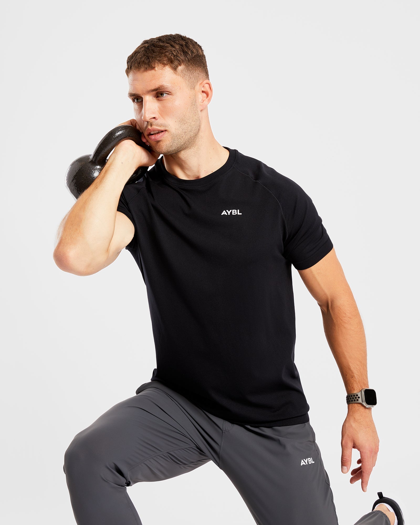 Ascend Seamless T Shirt - Noir