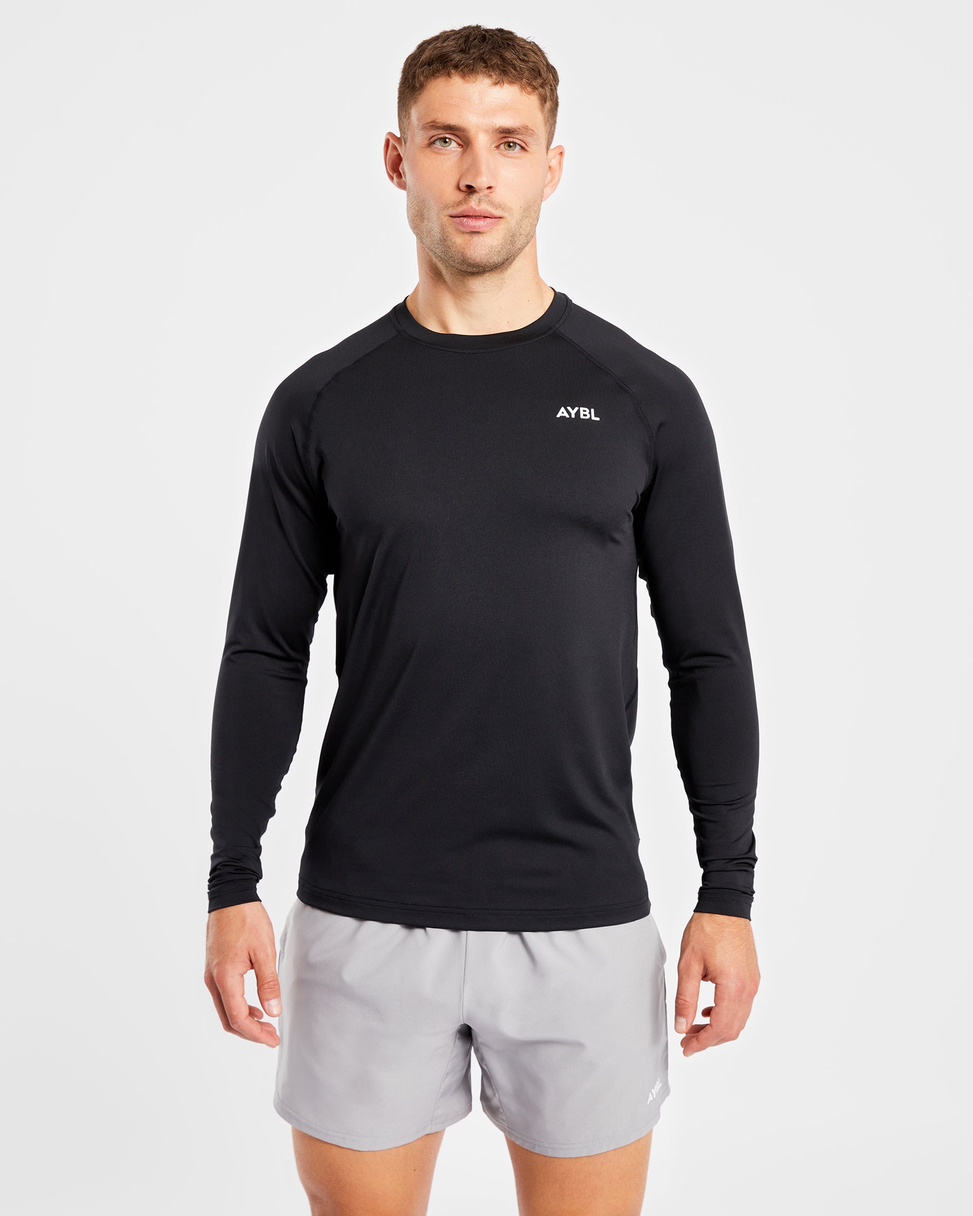 Essential Long Sleeve T Shirt - Noir