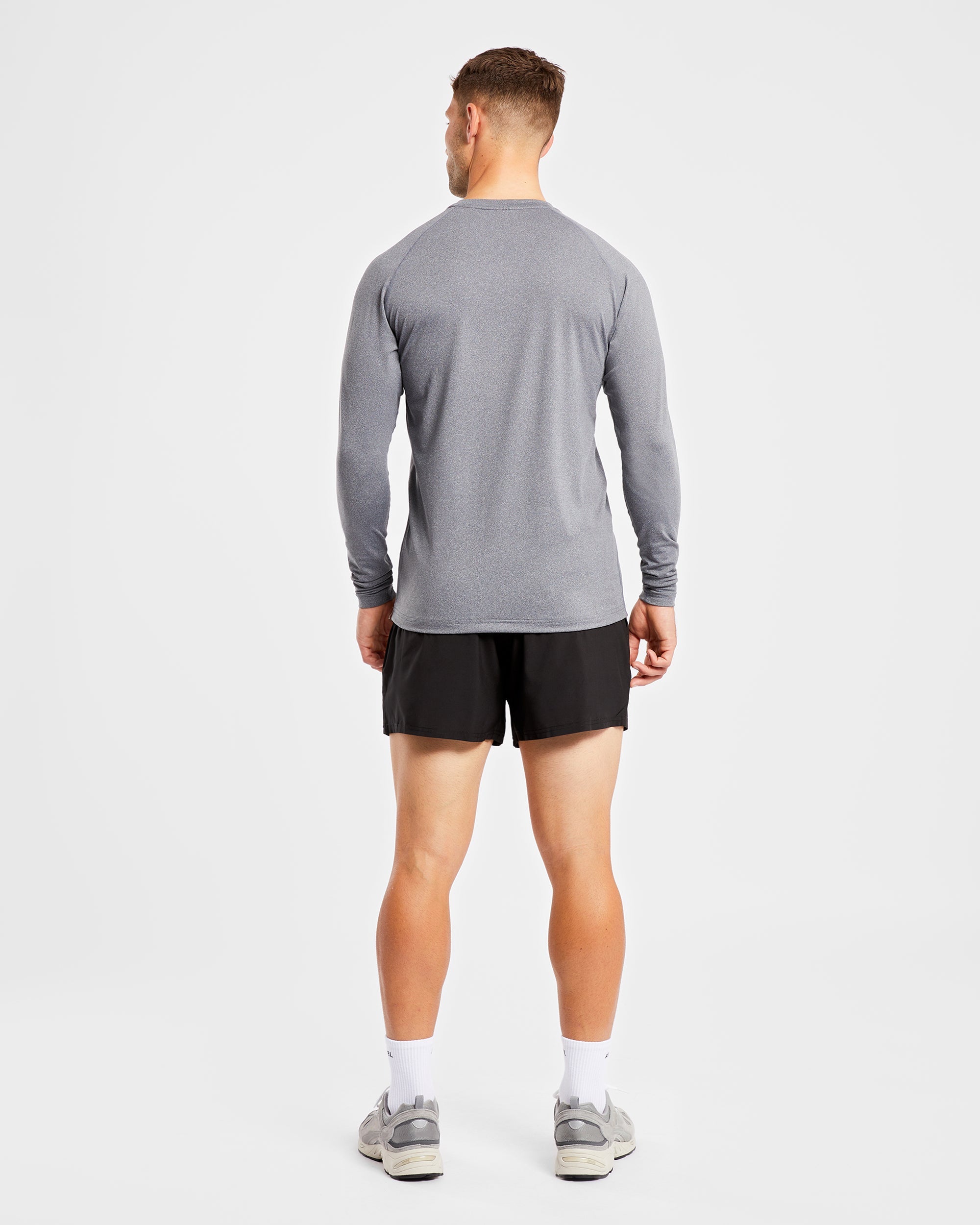 Essential Long Sleeve T Shirt - Gris Marl