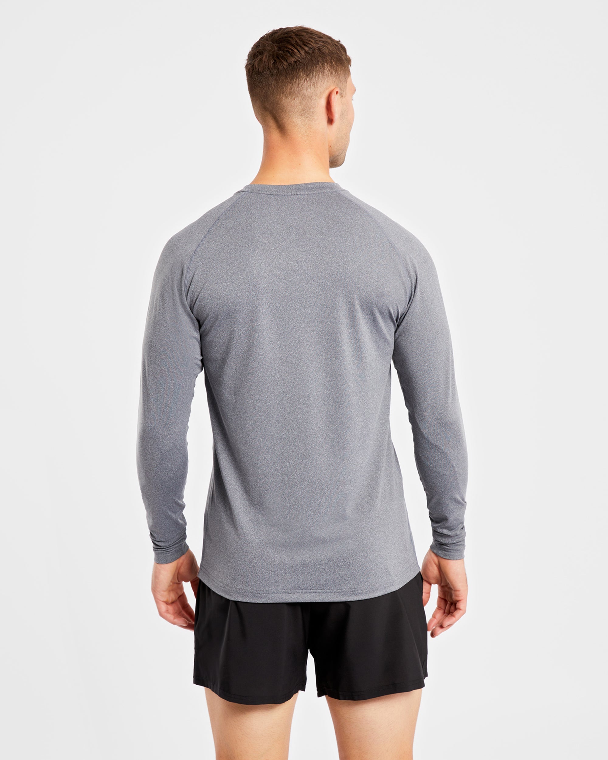 Essential Long Sleeve T Shirt - Gris Marl