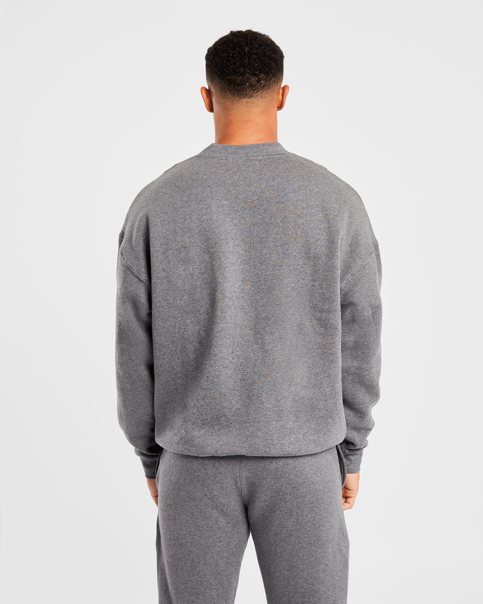 Essential Oversized Sweater - Charcoal Marl