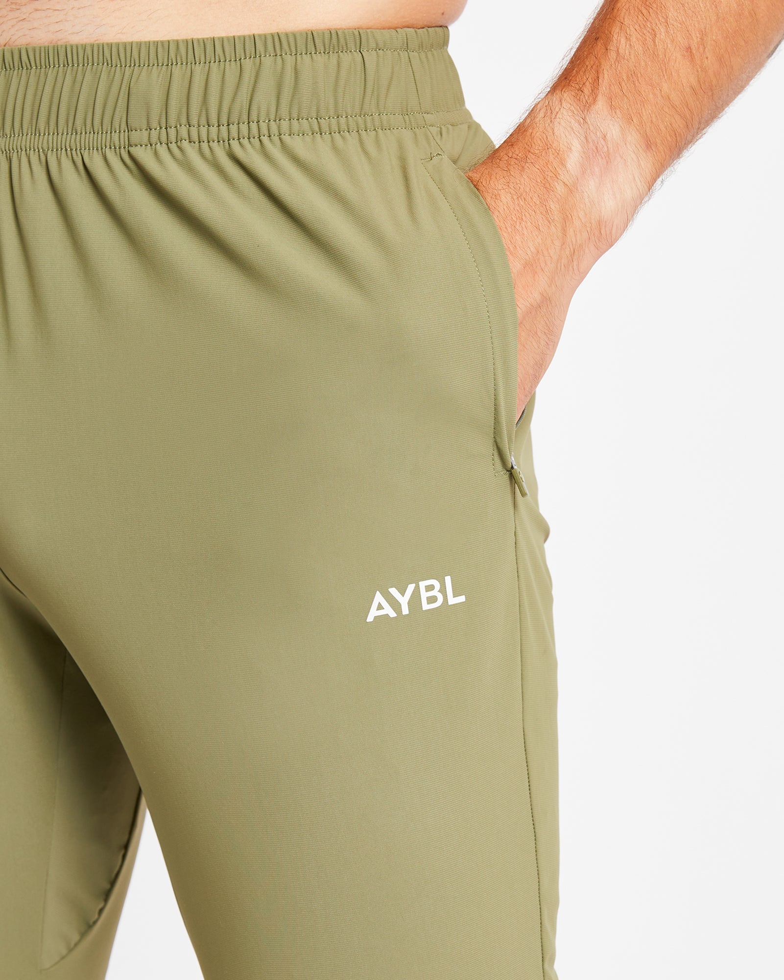 Ascend Zip Joggers - Olive Vert