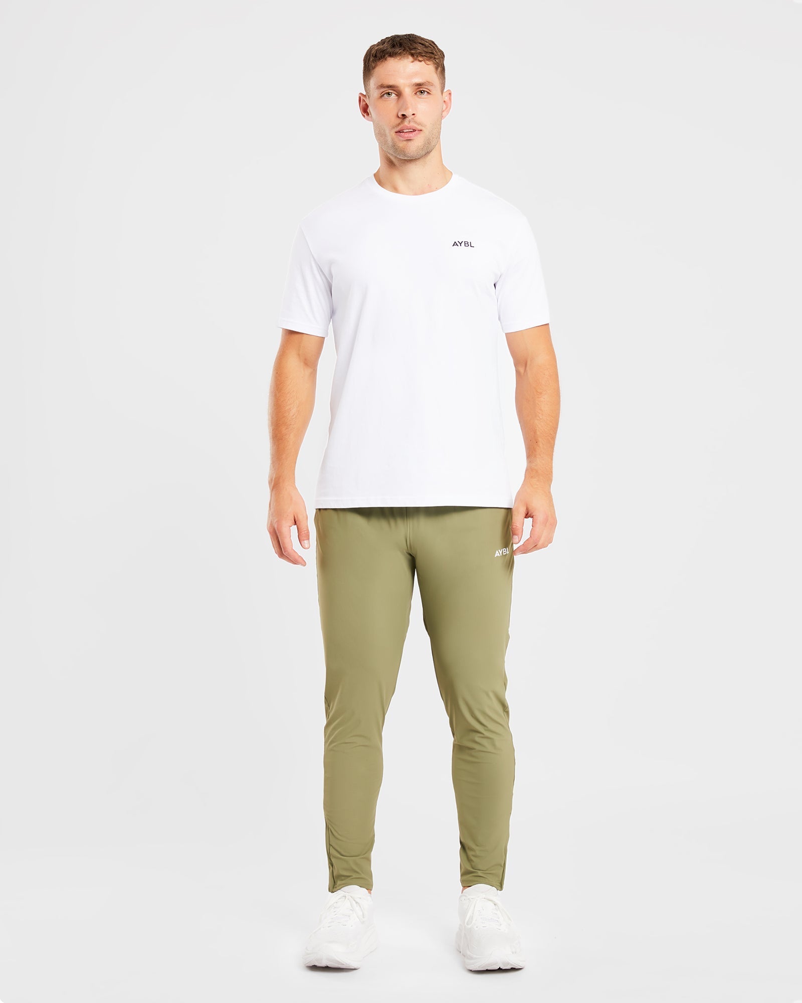 Ascend Zip Joggers - Olive Vert