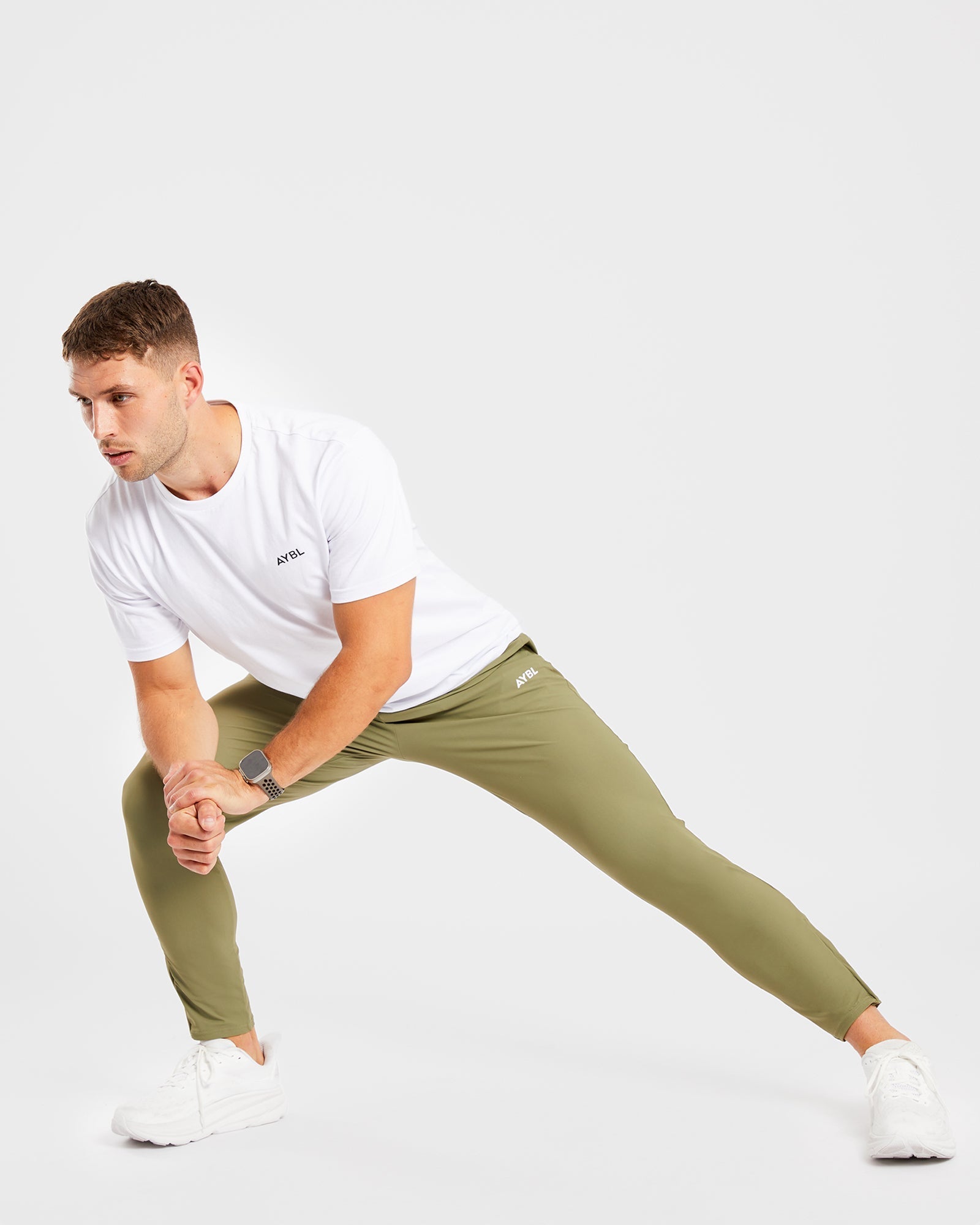 Ascend Zip Joggers - Olive Vert