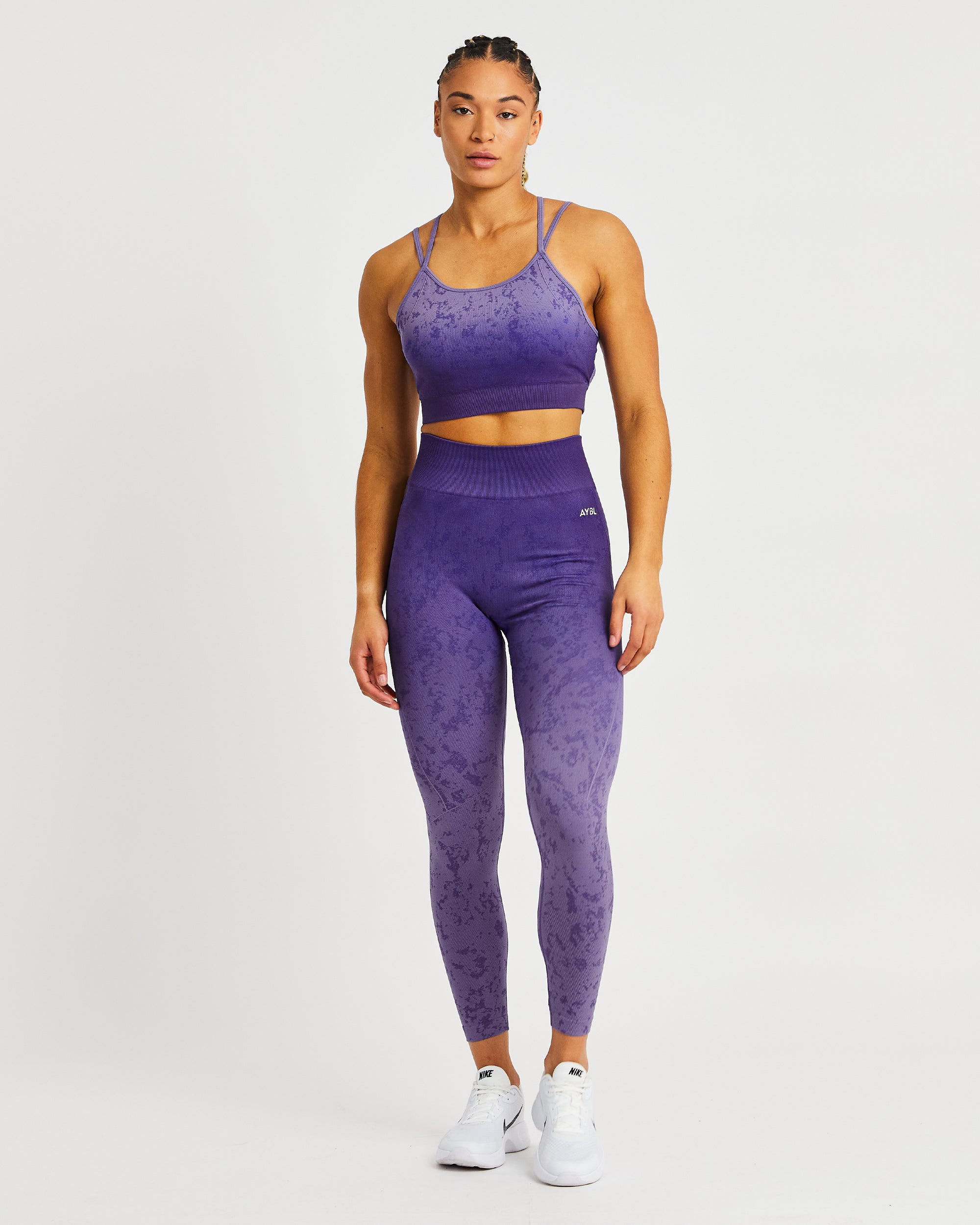 Flare Seamless Sports Bra - Violet